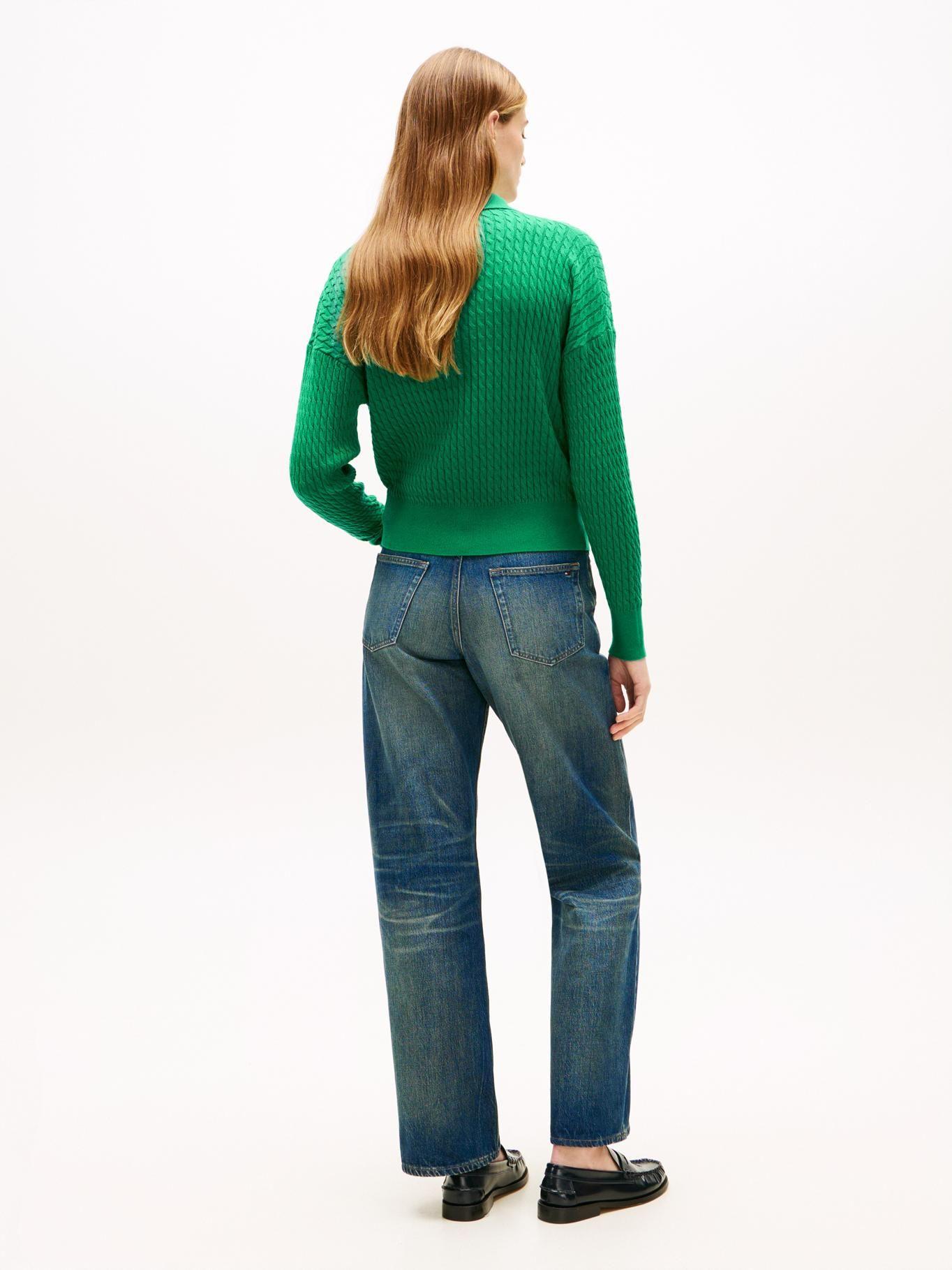 Sweater Polo De Punto Trenzado-2