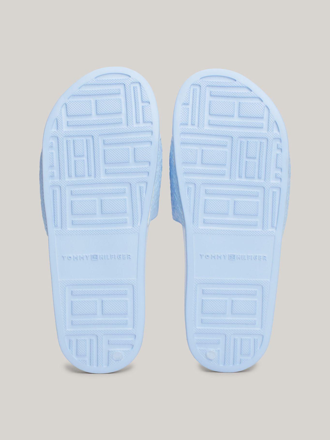 Sandalias Con Logo Monogram Celeste Tommy Hilfiger-3