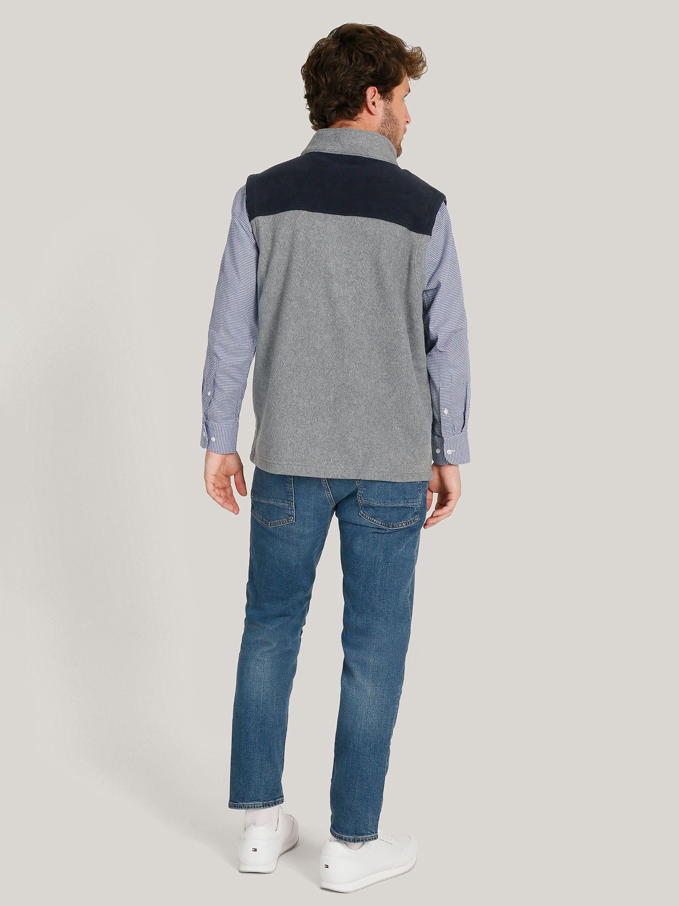 Chaqueta Vest Solid Con Logo Gris Tommy Hilfiger-2