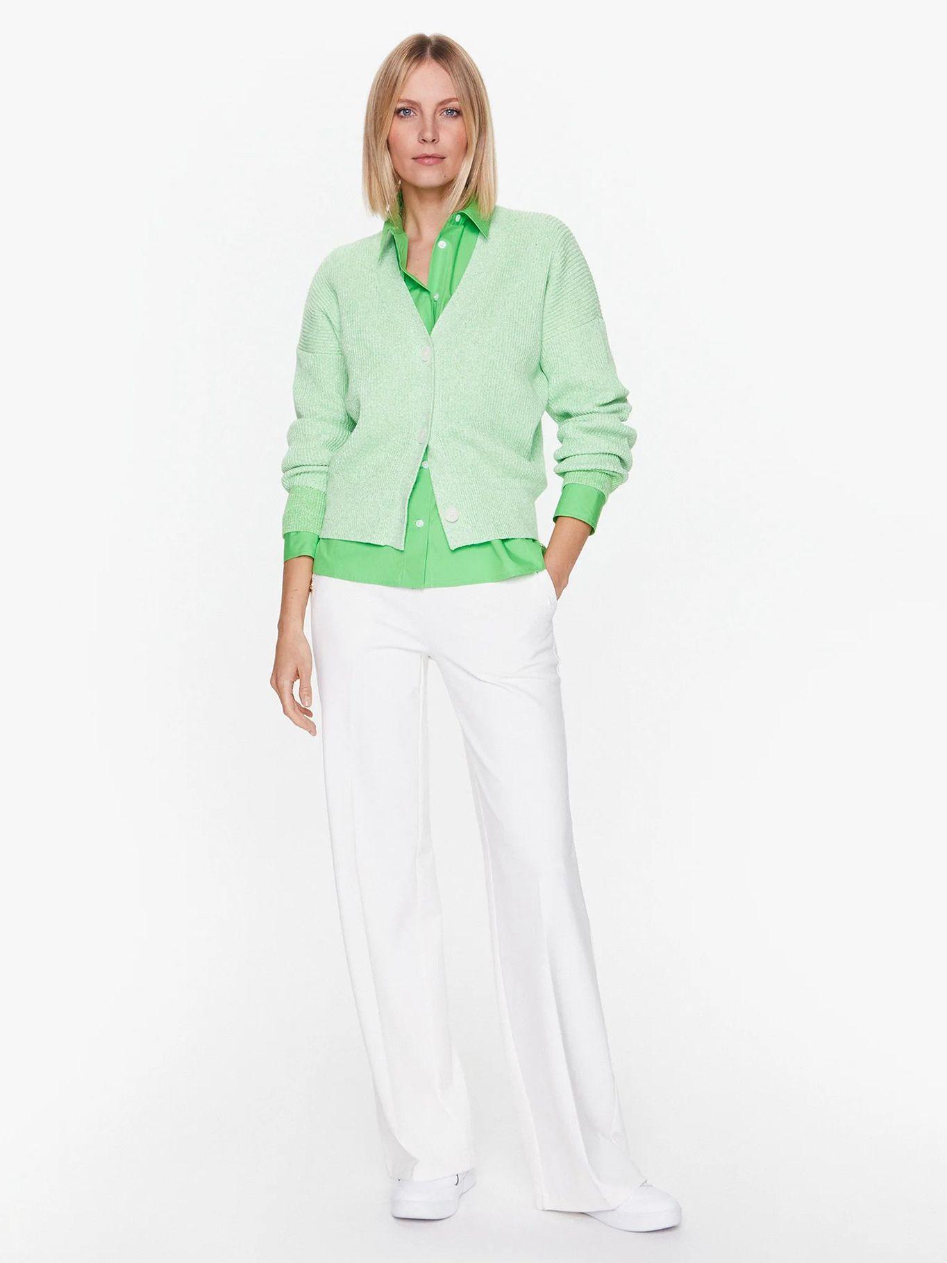 Camisa Solid Cotton Regular Fit Verde Tommy Hilfiger-1