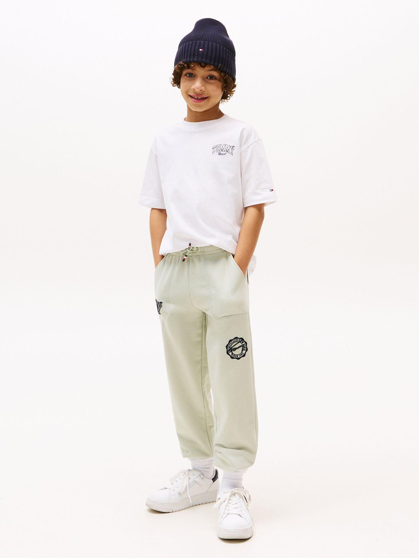 Polera Varsity Graphic Logo Blanco Tommy Hilfiger-1