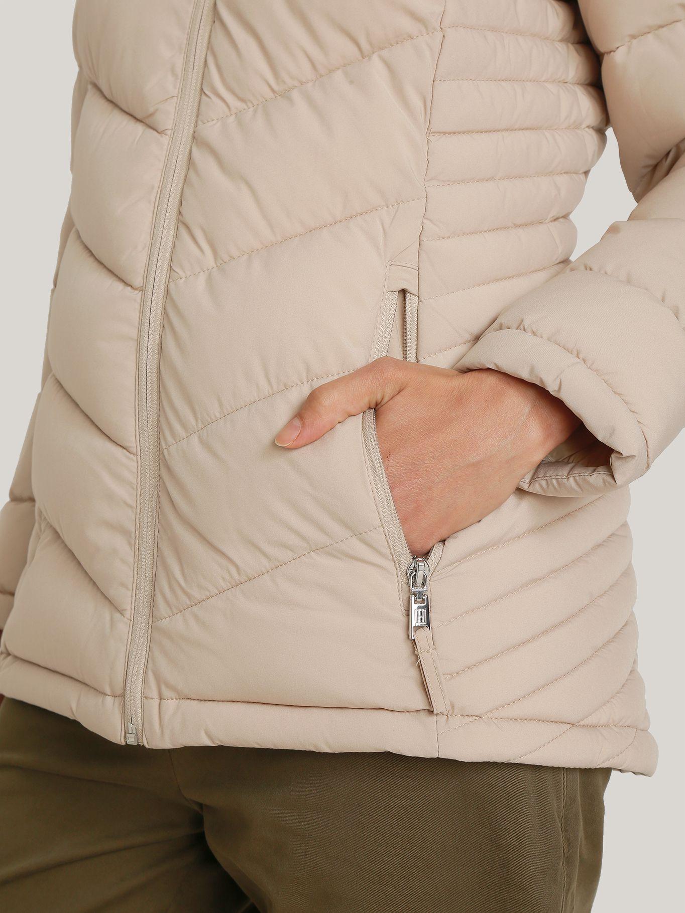 Parka Acolchada Packable de Gorro Beige Tommy Hilfiger-4