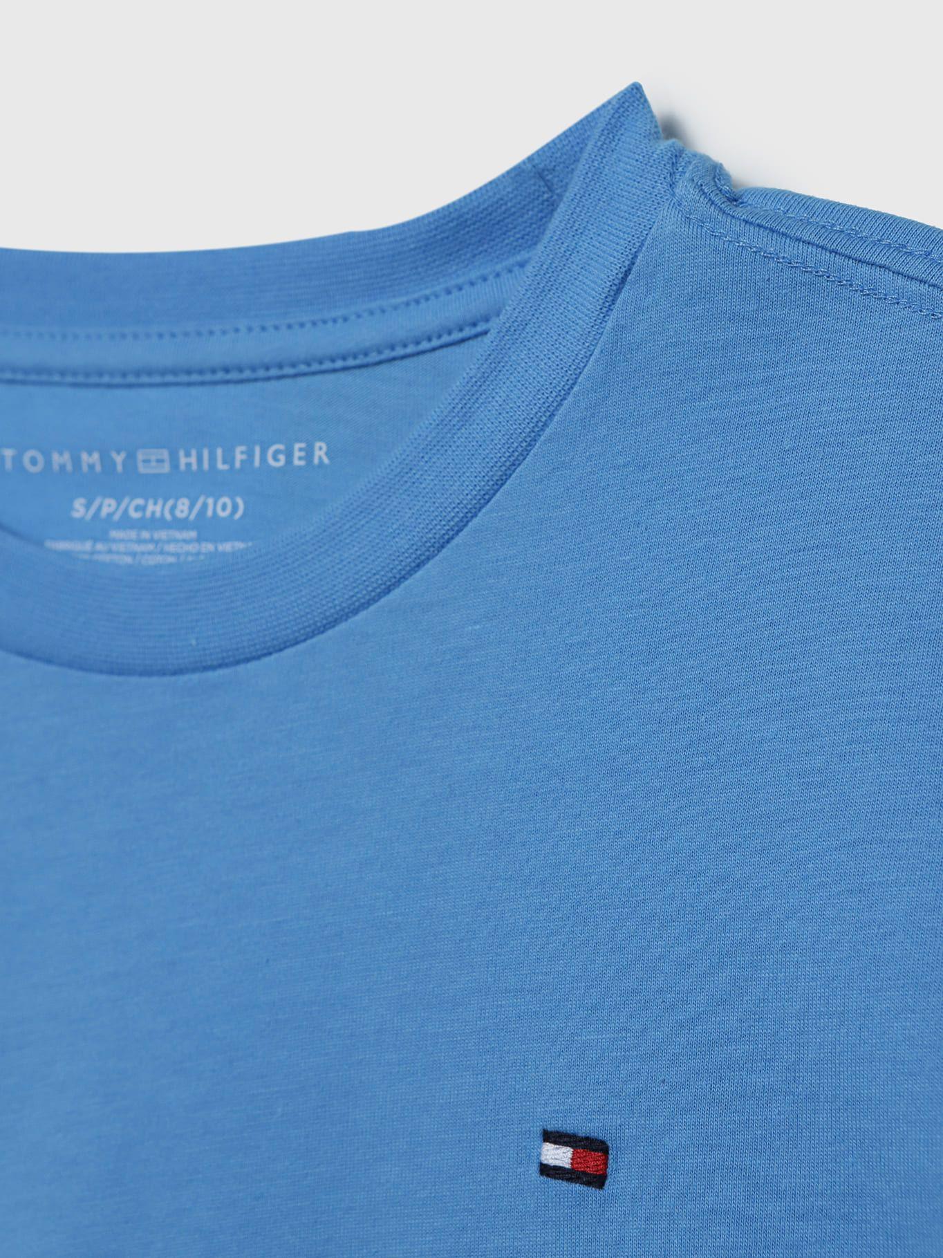 Polera Essential Celeste Tommy Hilfiger-3