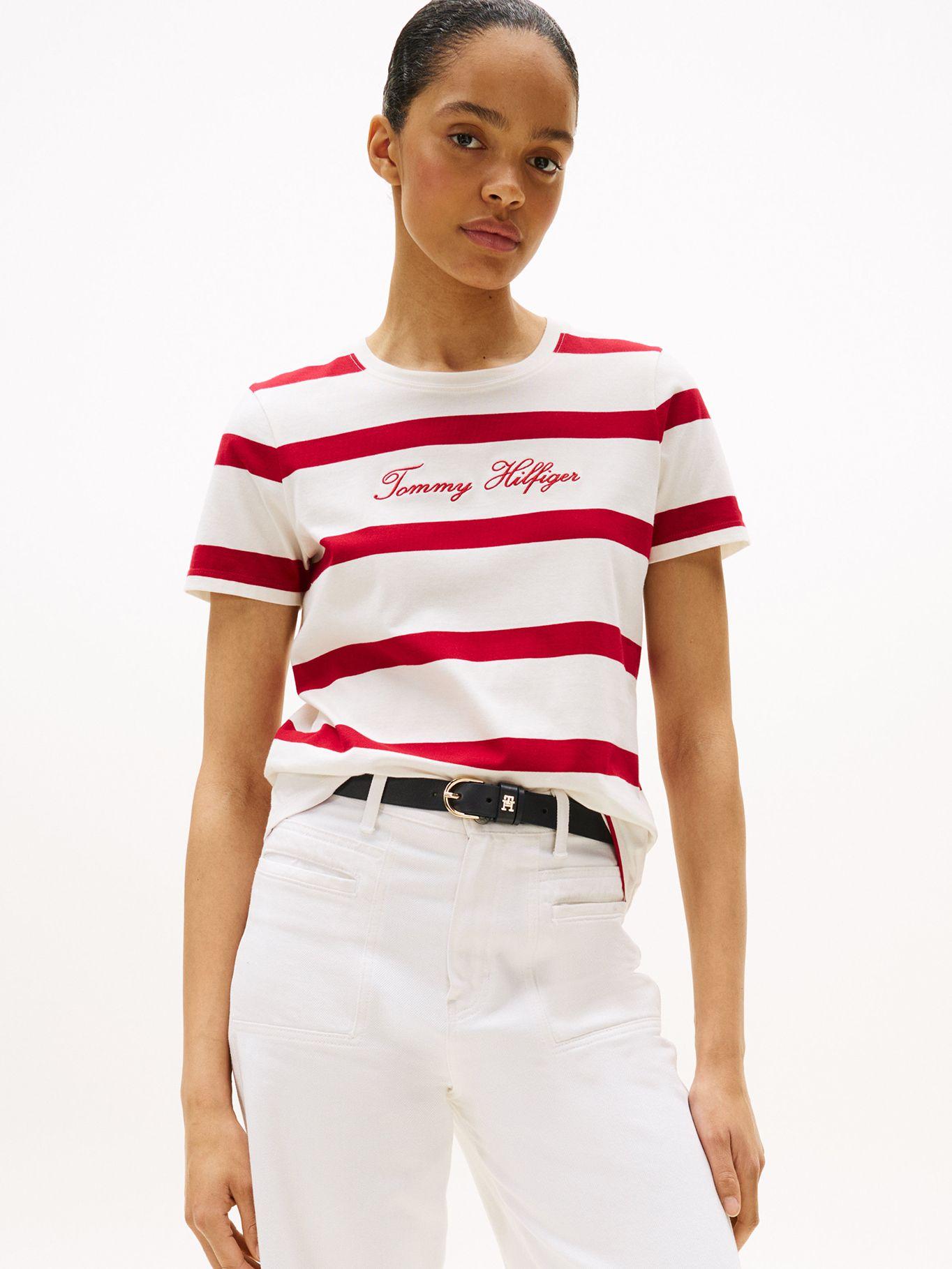 Polera Con Logo Bordado Multicolor 04Z Tommy Hilfiger-0