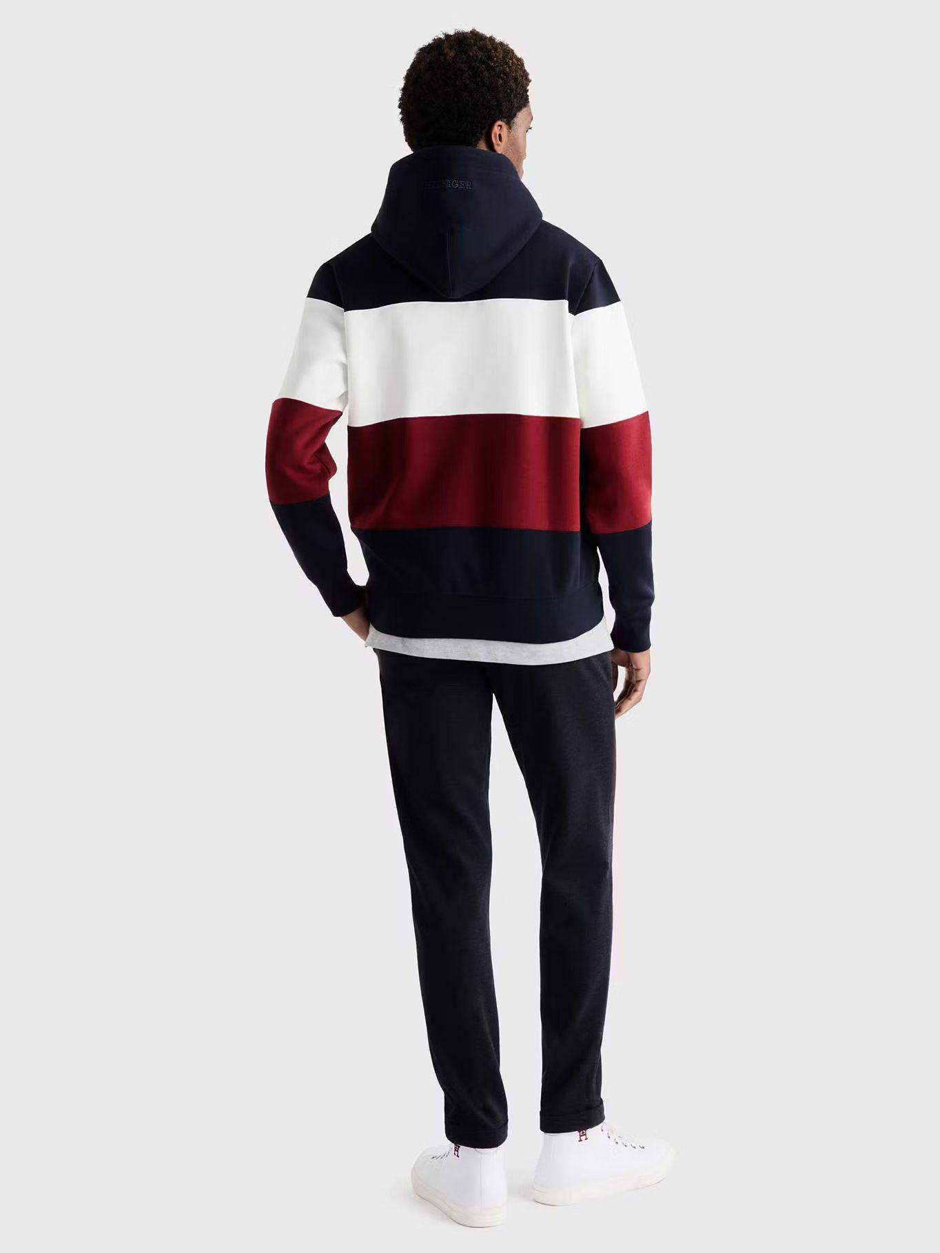 Polerón Hoodie Colorblock Azul Tommy Hilfiger-2
