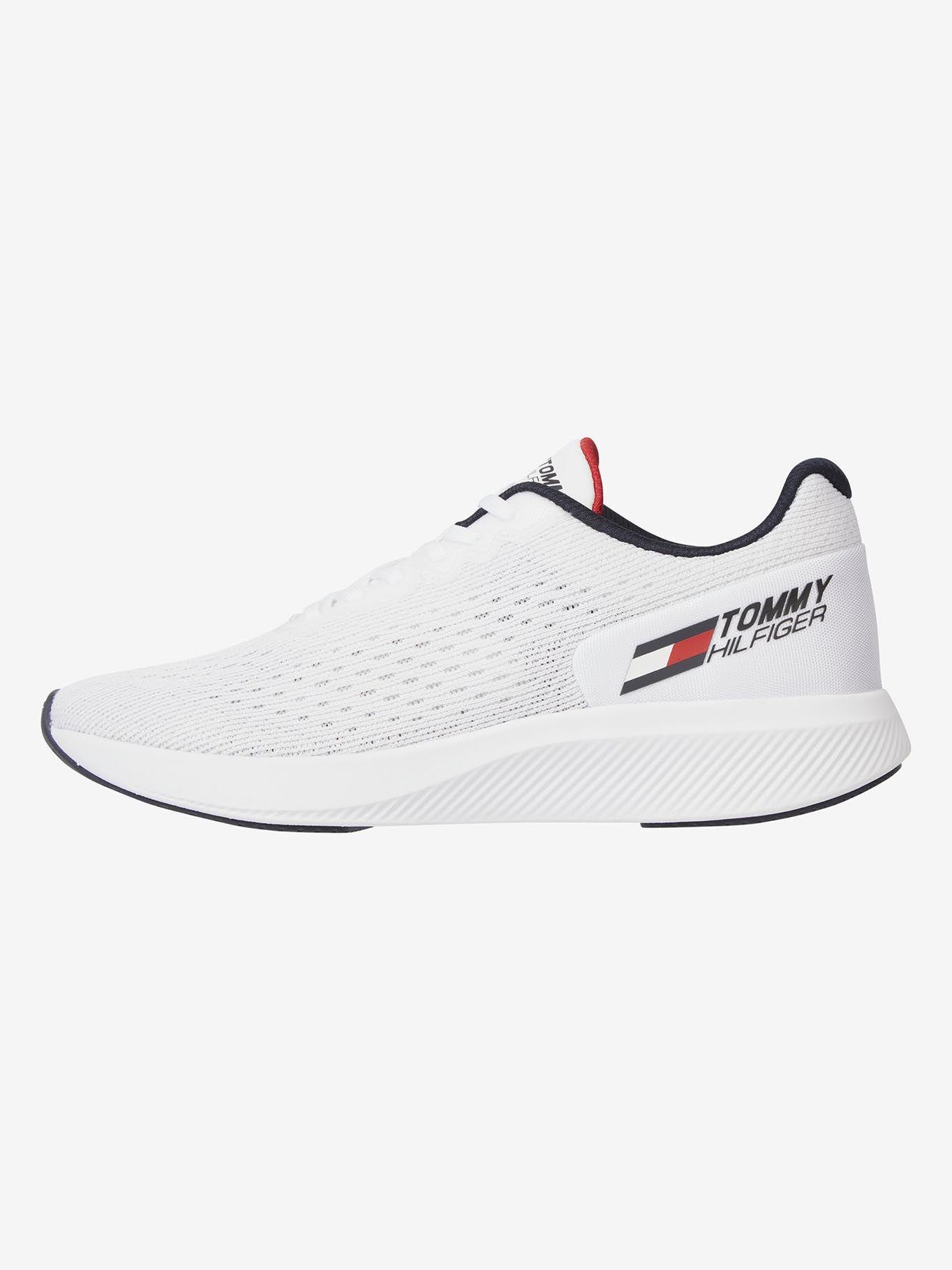Zapatillas Sport Con Malla Blanco Tommy Hilfiger-1