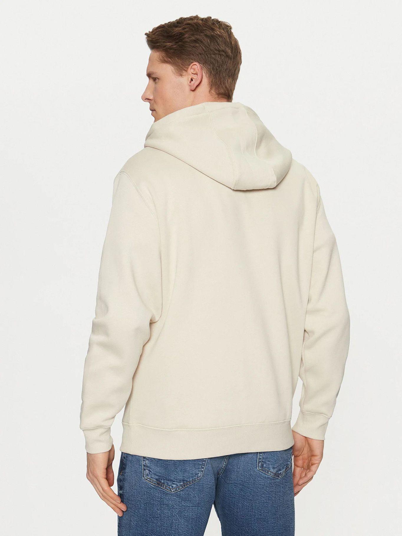 Polerón Hoodie Con Cierre De Cremallera Beige Tommy Jeans-2
