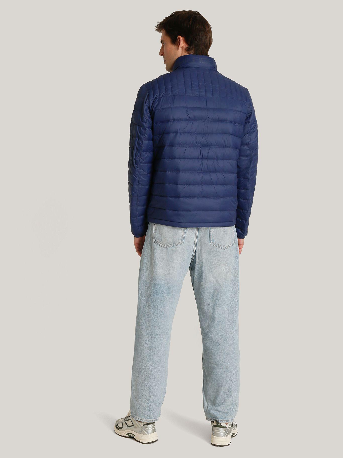 Parka Acolchada Ligera Con Logo Azul Tommy Hilfiger-2