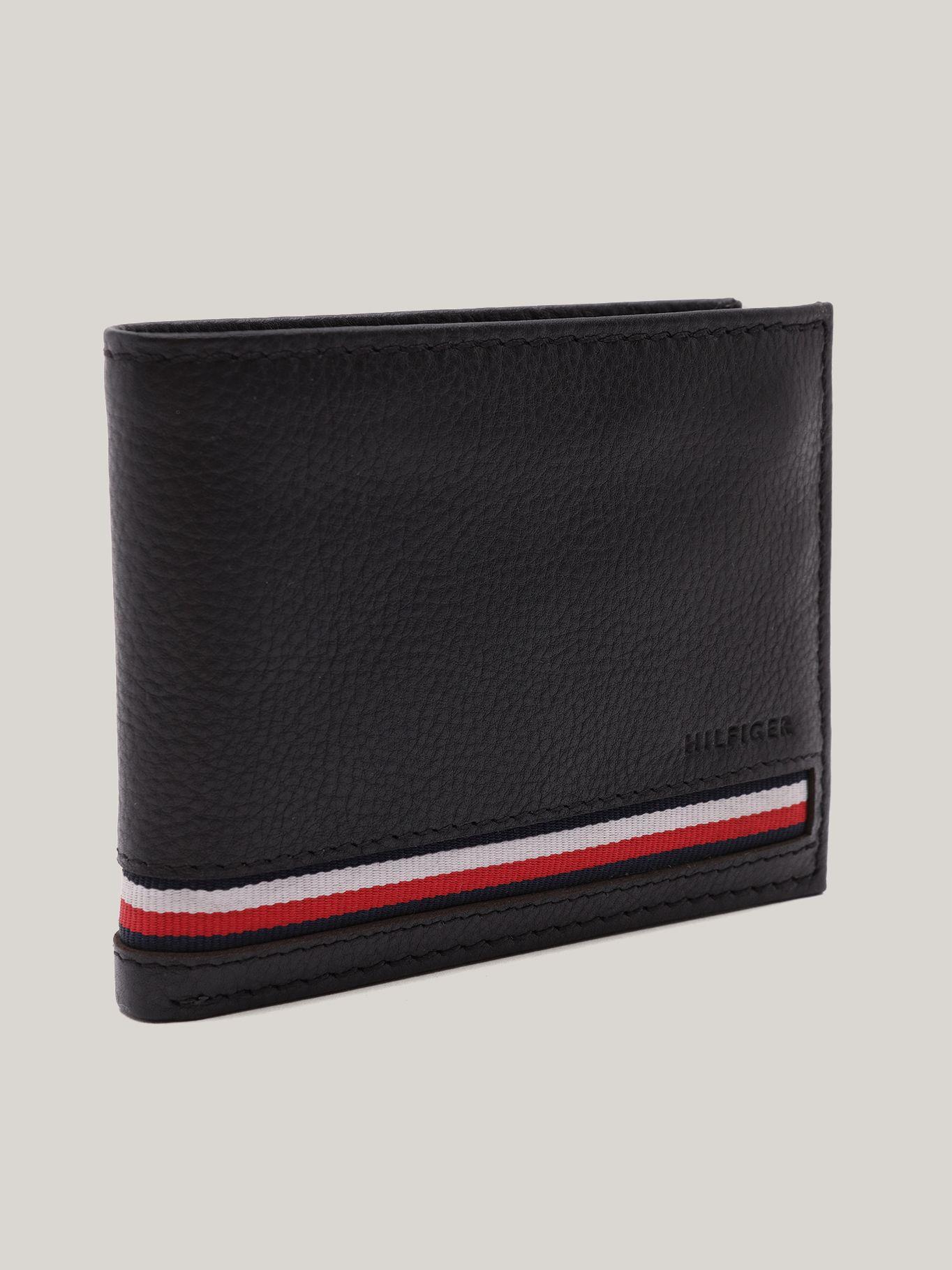 Billetera Stripe Con Logo Negro Tommy Hilfiger-1