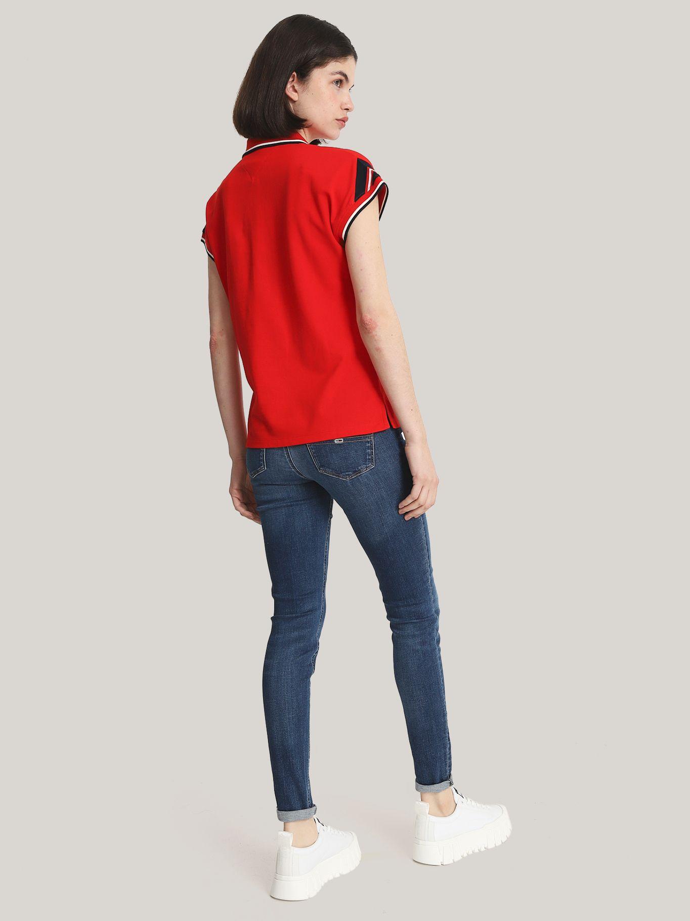 Polo De Manga Stripe Regular Fit Rojo Tommy Hilfiger-2