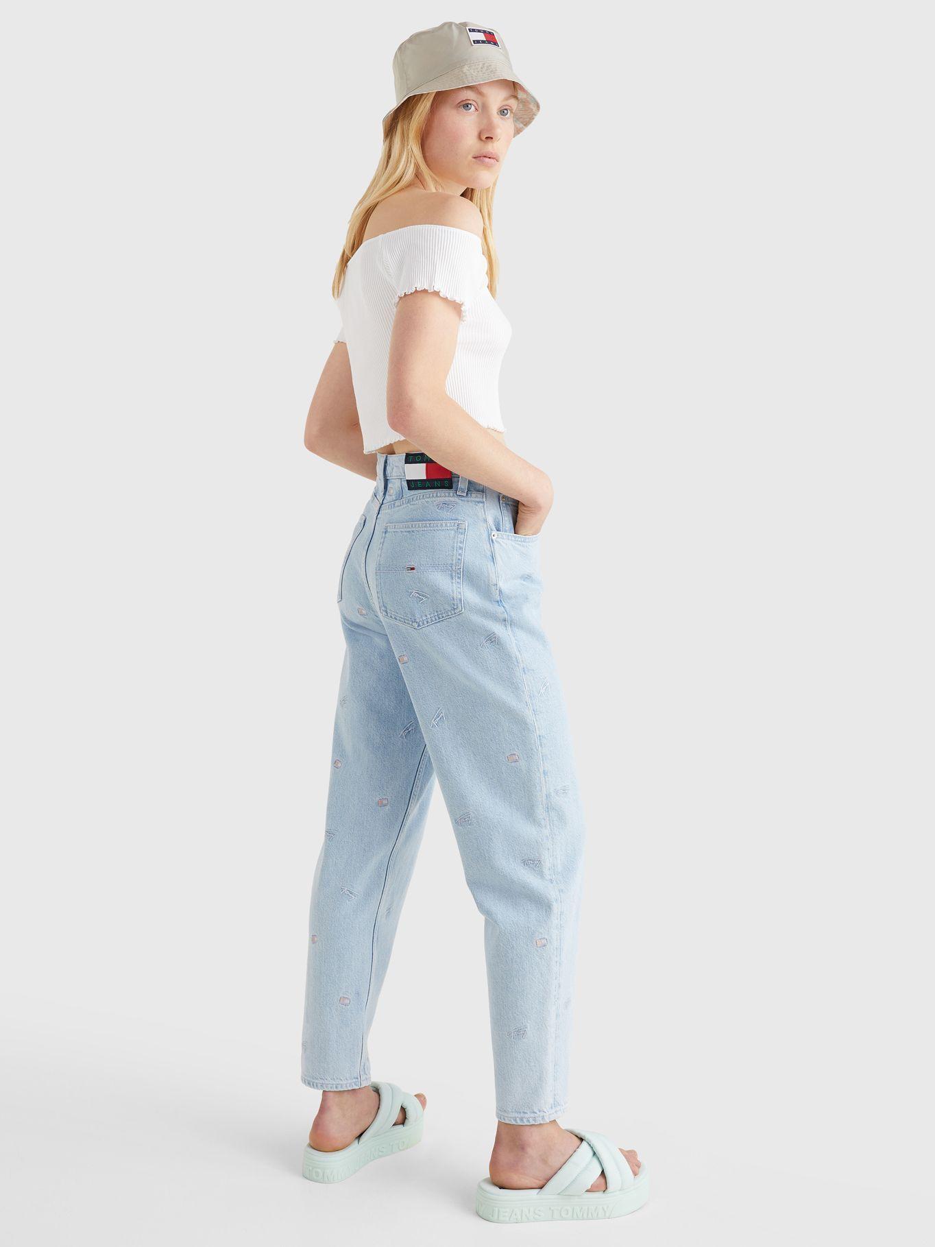 Polera Cropped De Hombros Caídos Blanco Tommy Hilfiger-1