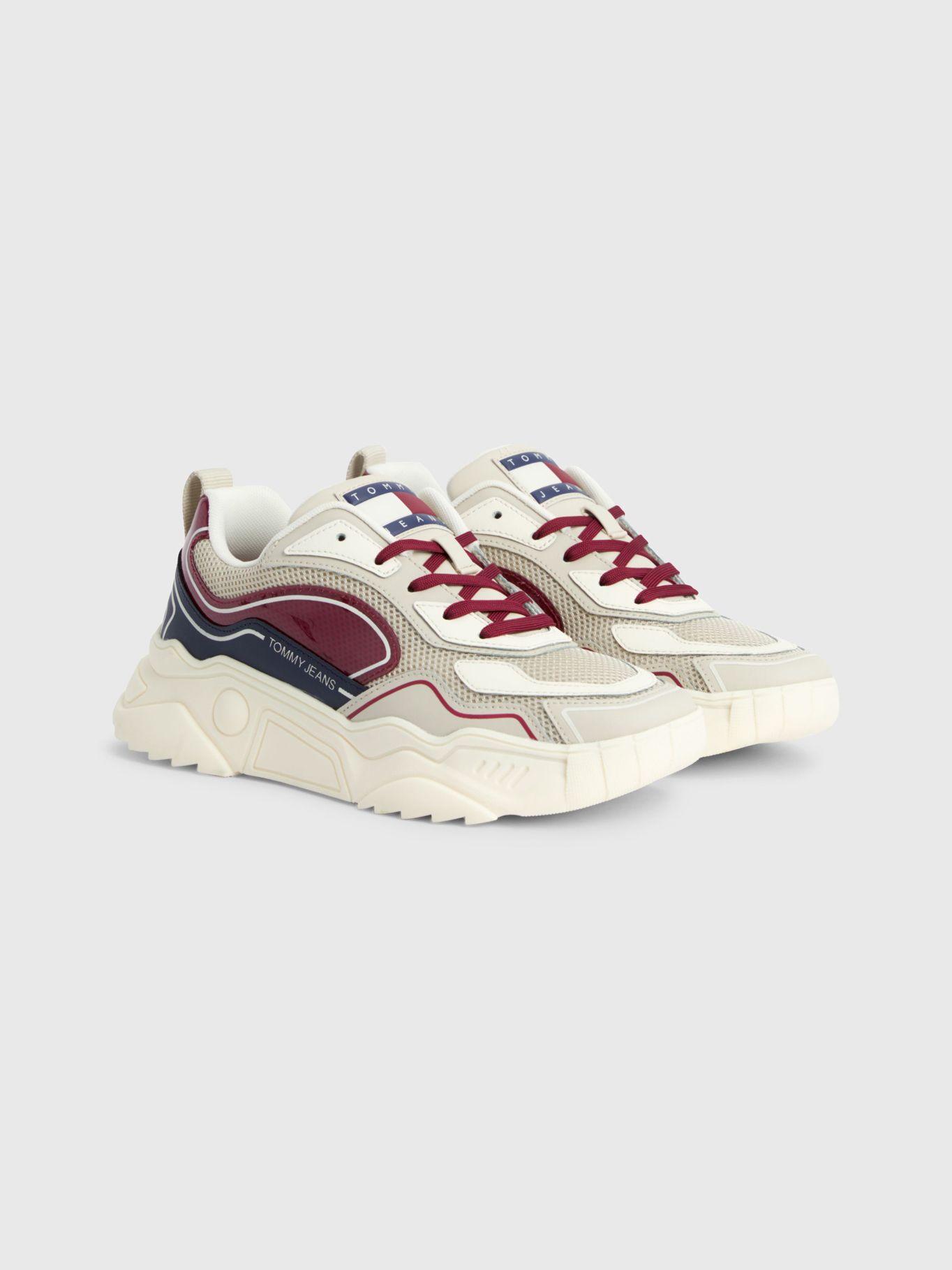 Zapatillas Estilo Running Chunky Beige Tommy Hilfiger-0