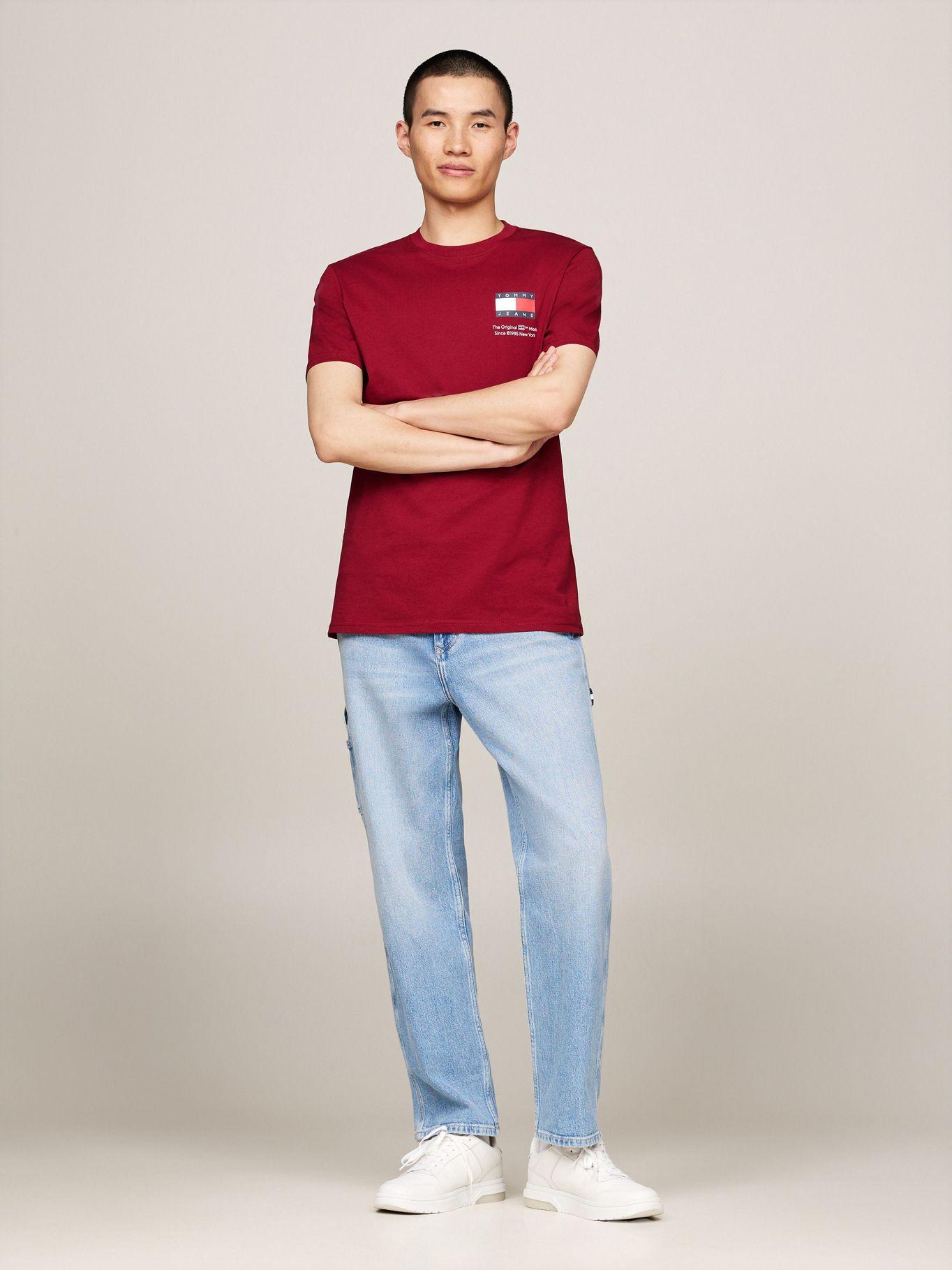 Polera Essential Con Logo Rojo Tommy Jeans-1