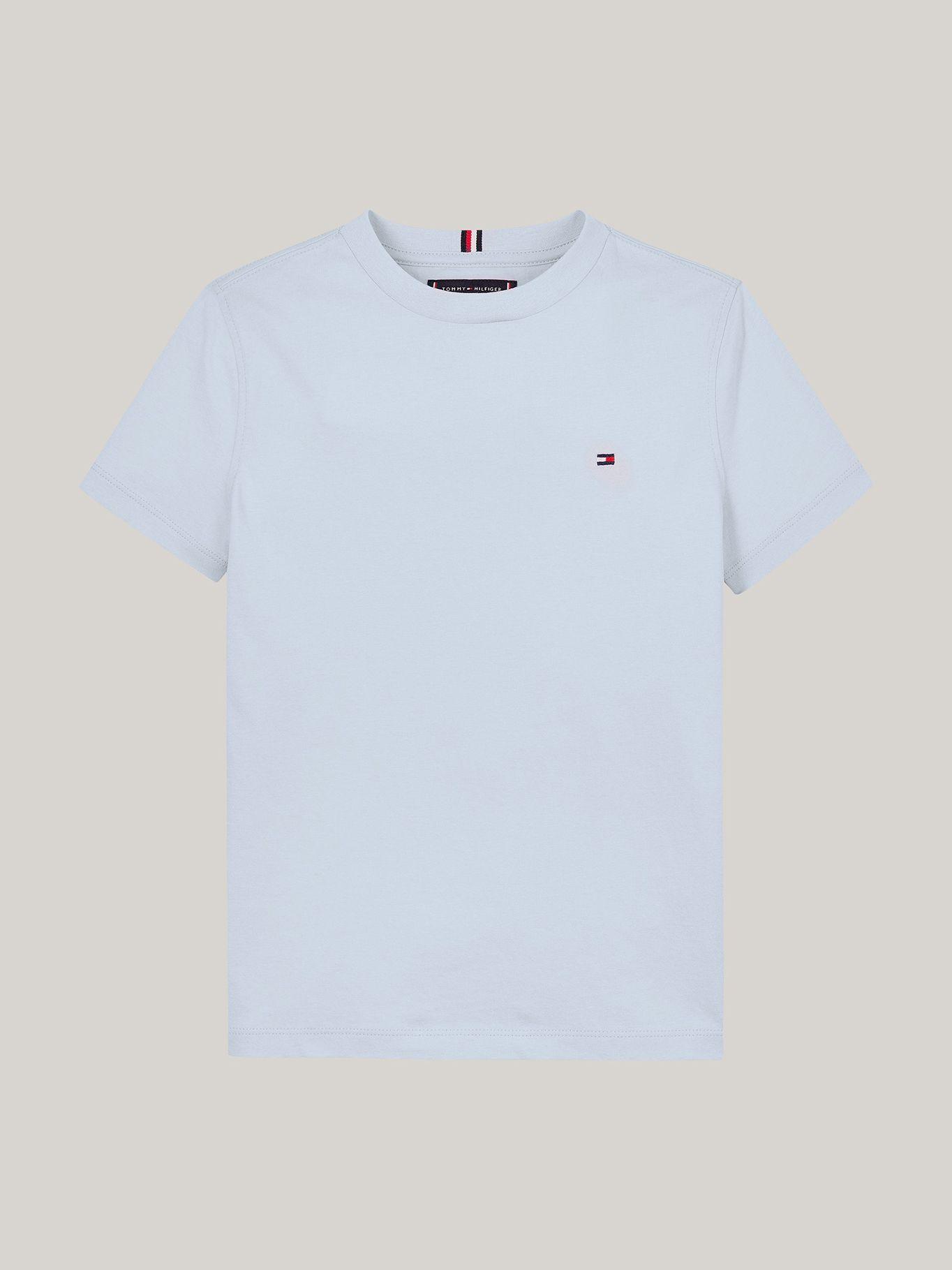 Polera De Niño Essential Cotton Celeste Tommy Hilfiger-4