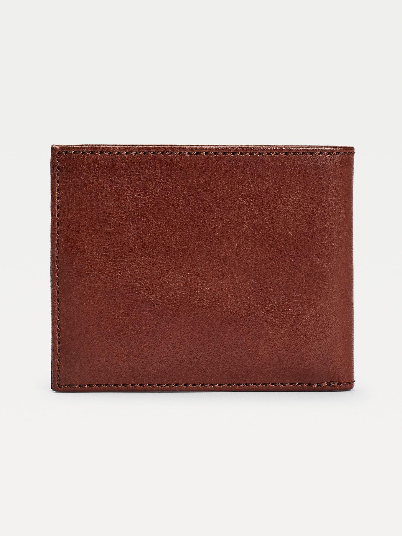 Billetera Small De Cuero Café Tommy Hilfiger A2-0