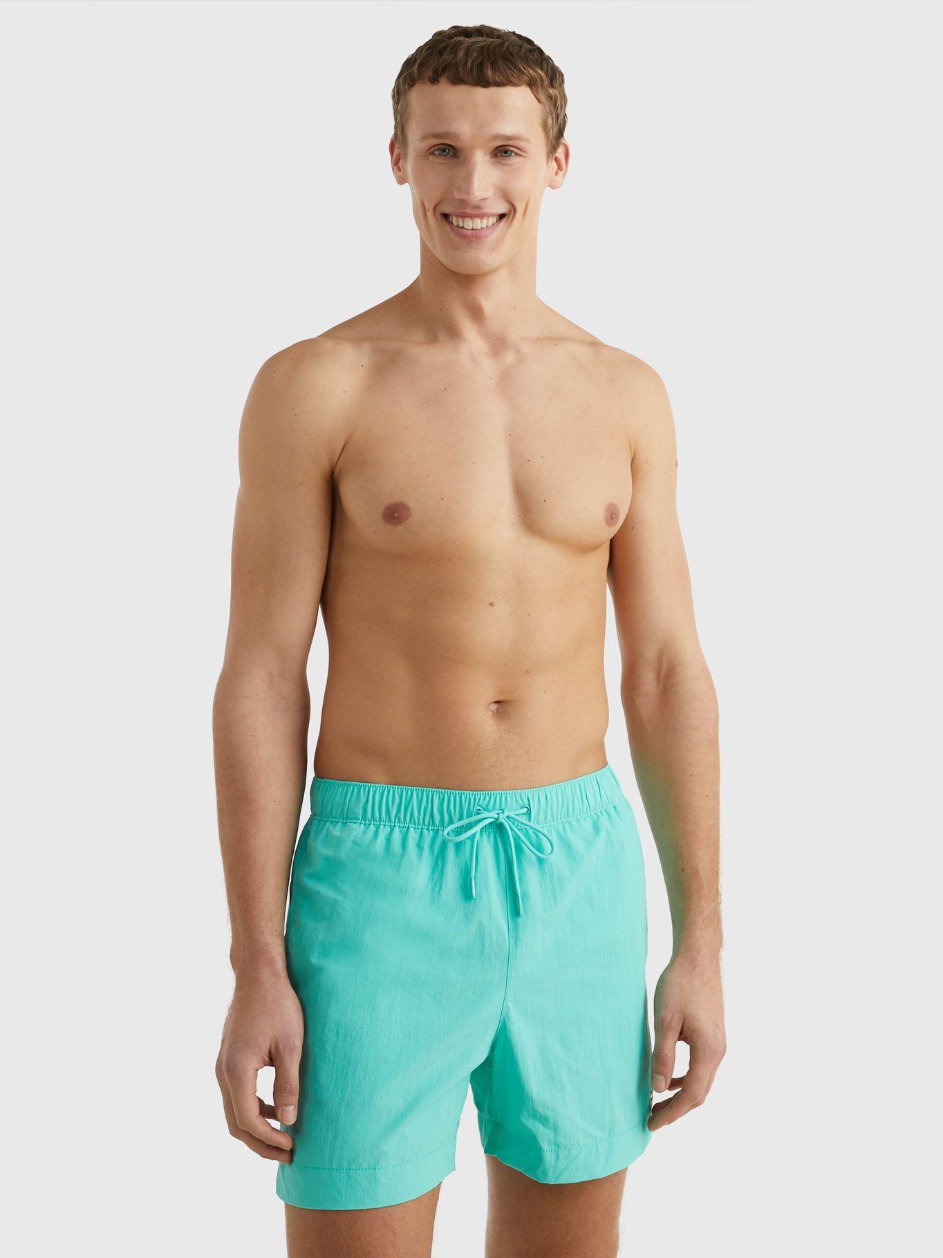 Traje De Baño Ess Solid Verde Tommy Hilfiger-0