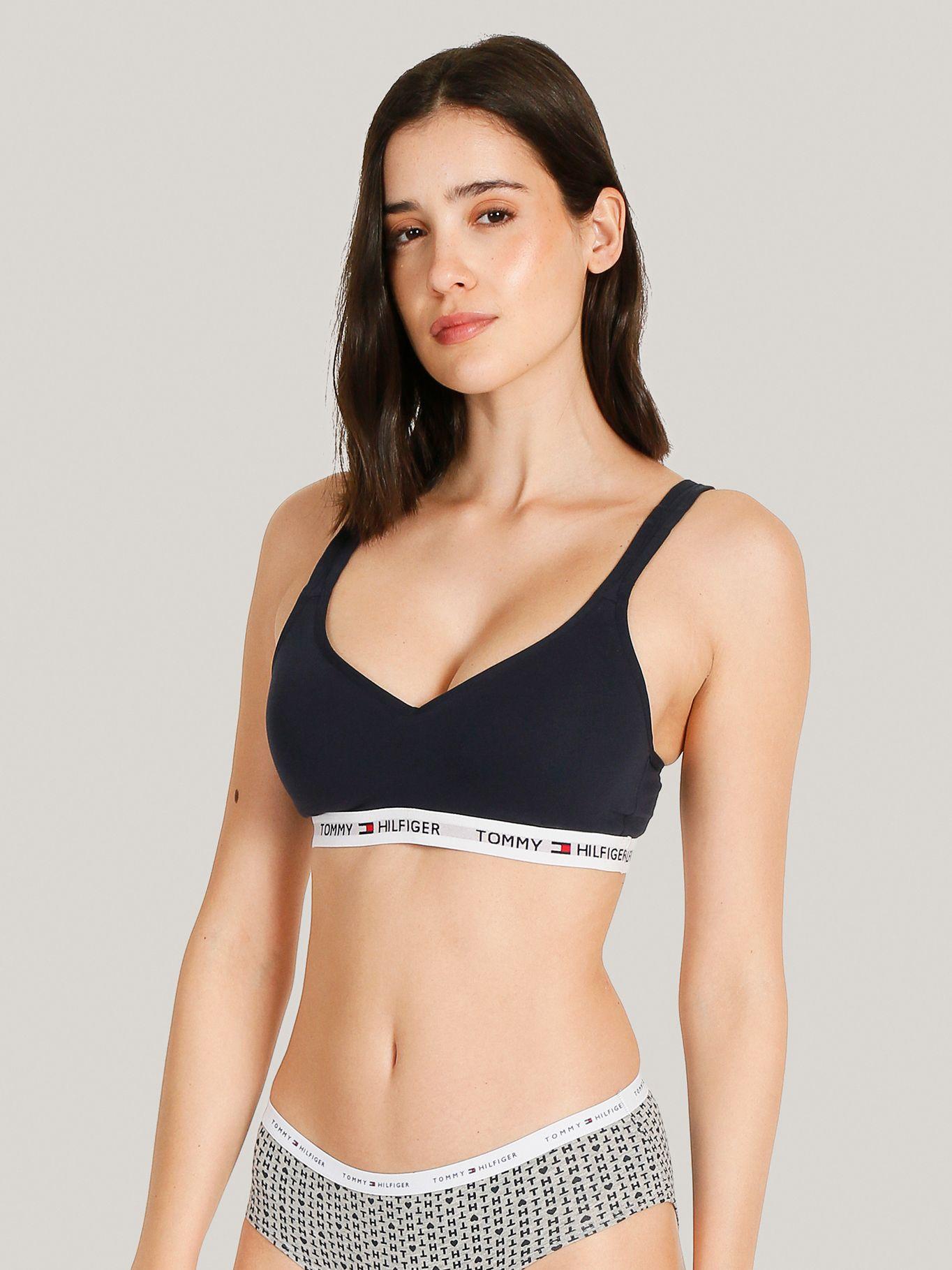 Bralette Classic Core Con Logo Azul Tommy Hilfiger-0