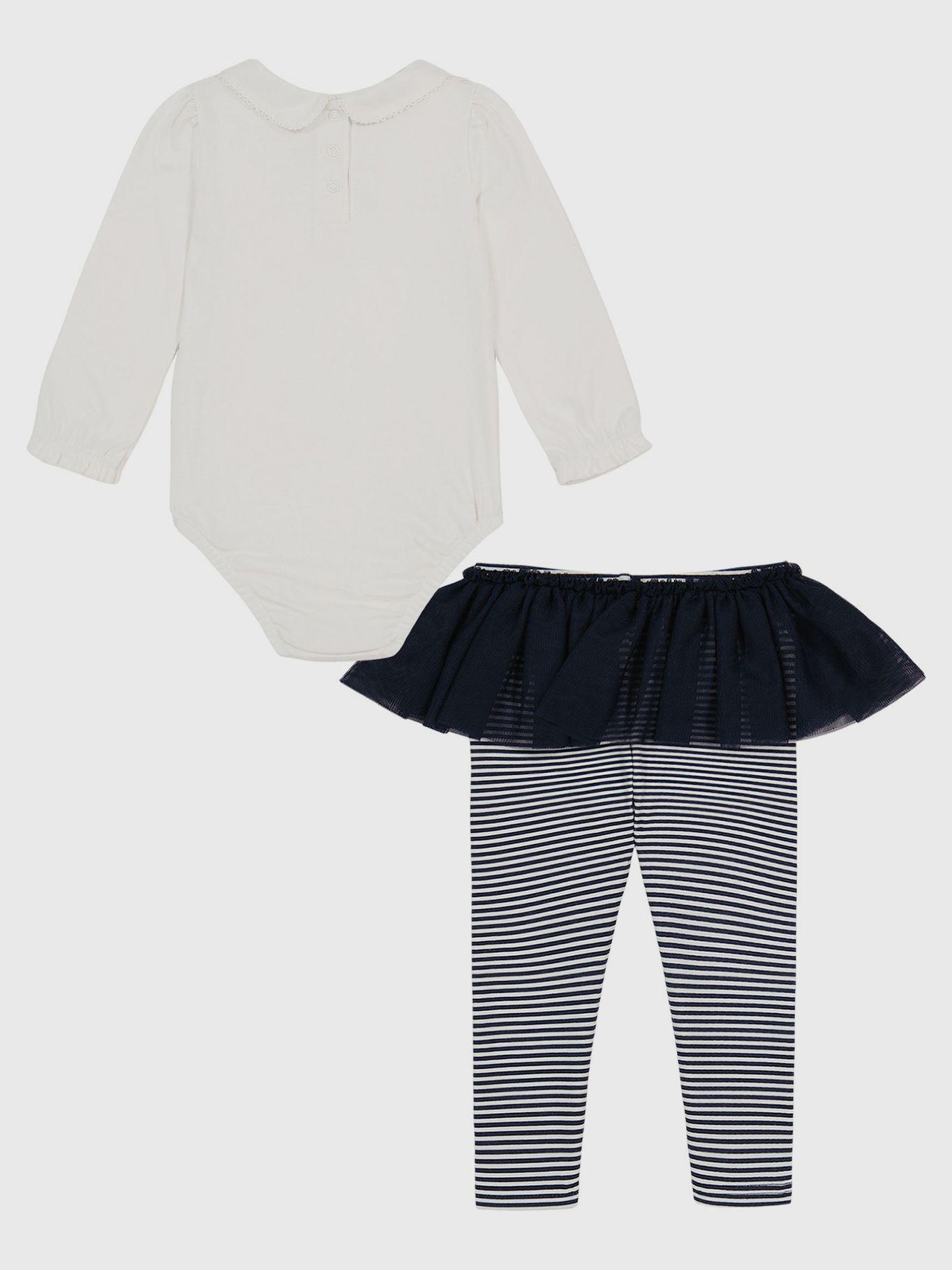 Set De Niña De Bodie Y Leggings Con Print Multicolor Tommy Hilfiger-1