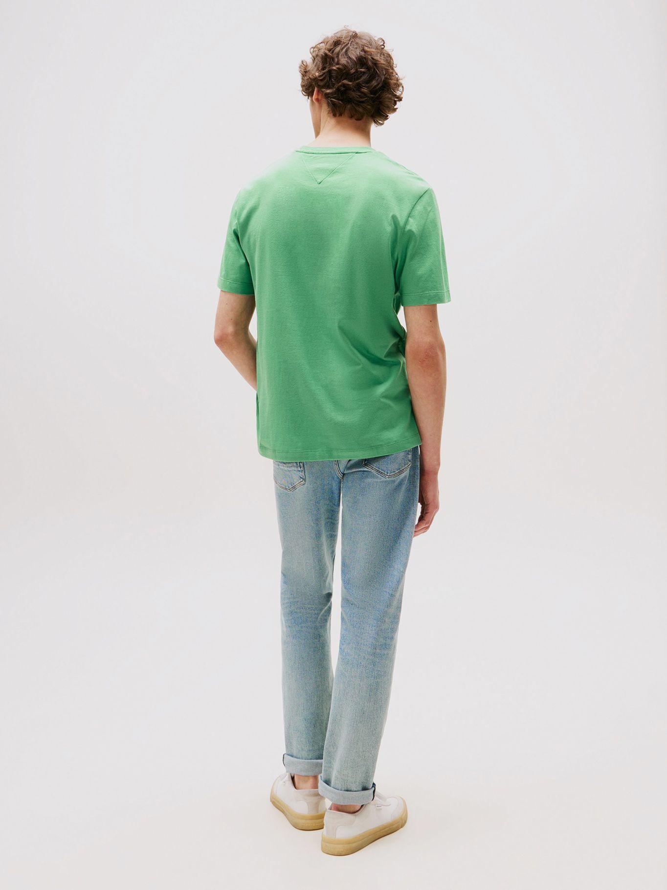 Polera Regular Cotton C-Neck Verde Tommy Hilfiger-2