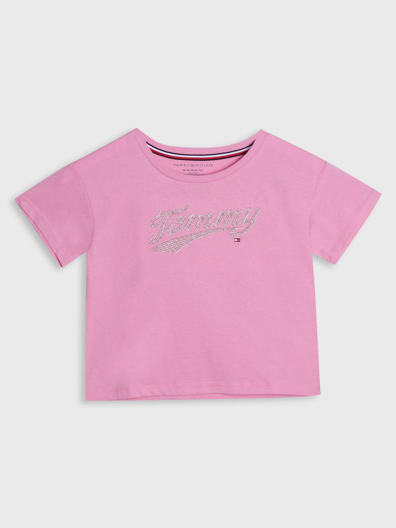 Polera Con Estampado Gráfico Rosado Tommy Hilfiger-0