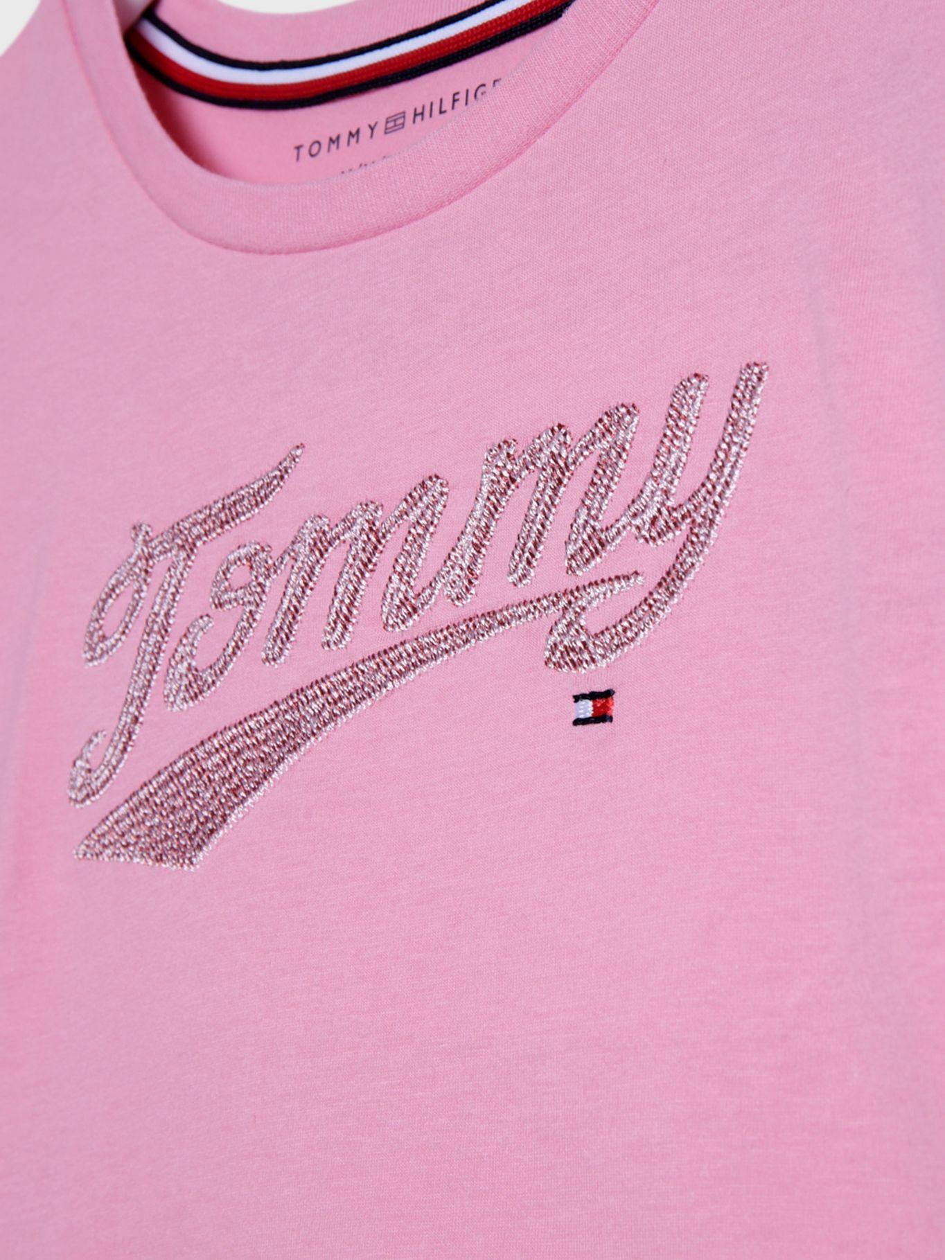 Polera Con Estampado Gráfico Rosado Tommy Hilfiger-3