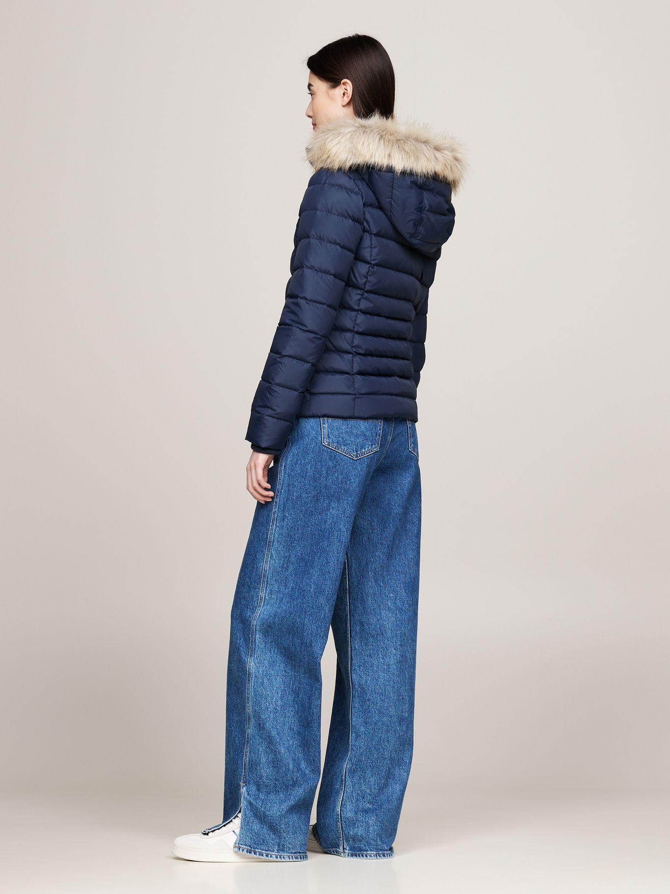 Parka Hooded Basic Acolchada Azul Tommy Jeans-2