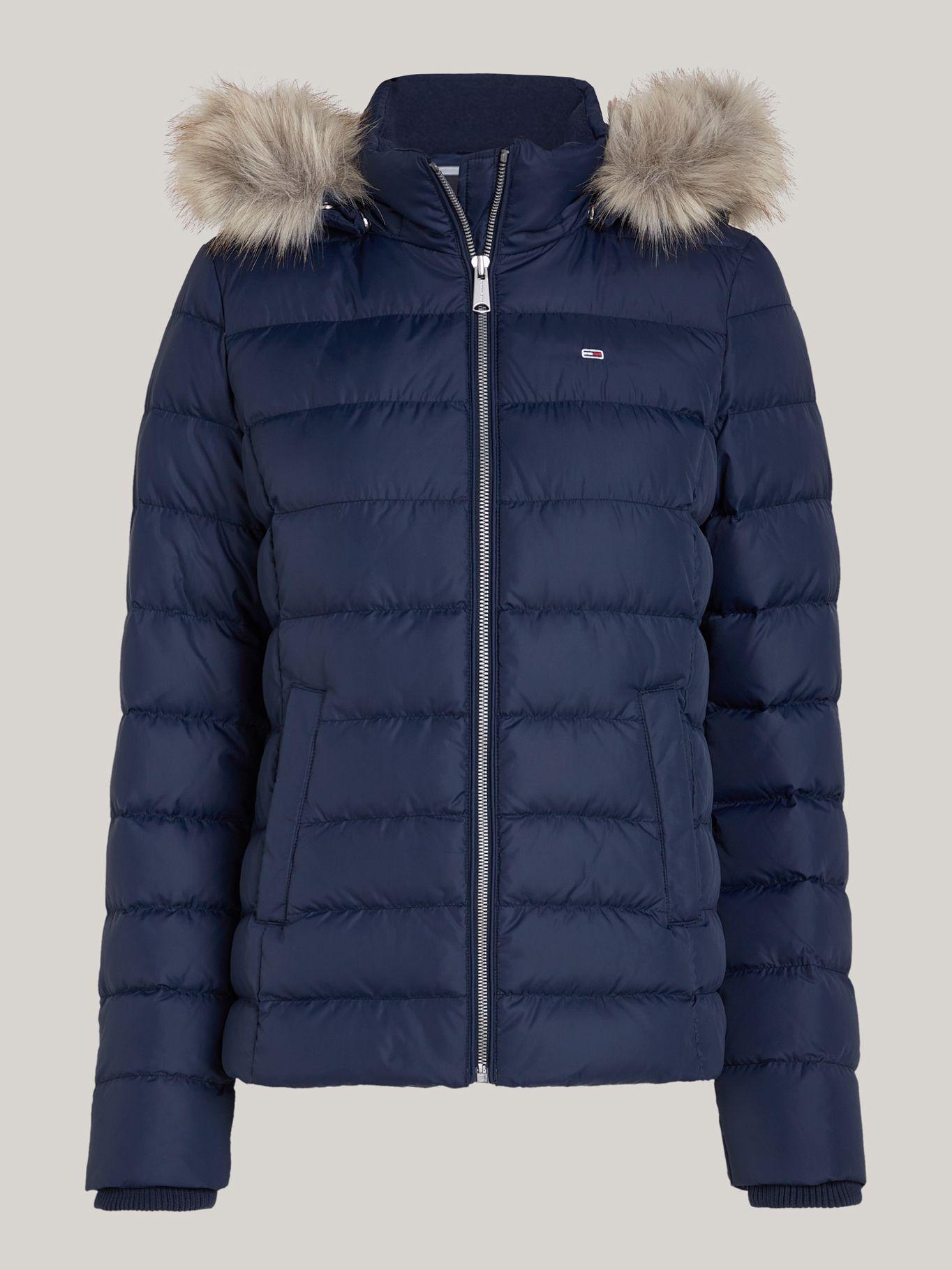 Parka Hooded Basic Acolchada Azul Tommy Jeans-4