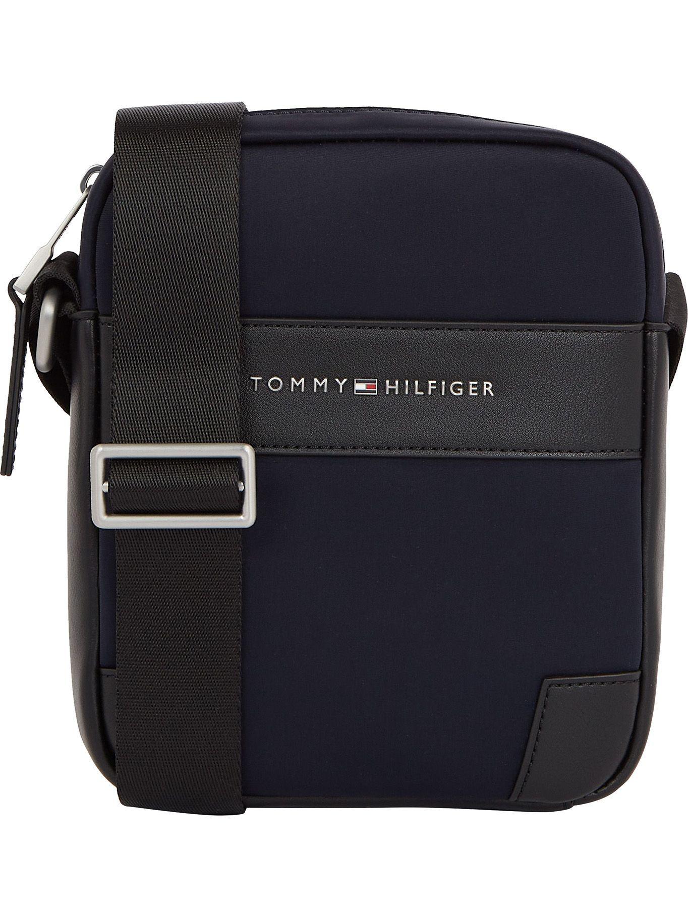 Bolso Reporter Urban Con Logo Azul Tommy Hilfiger-0