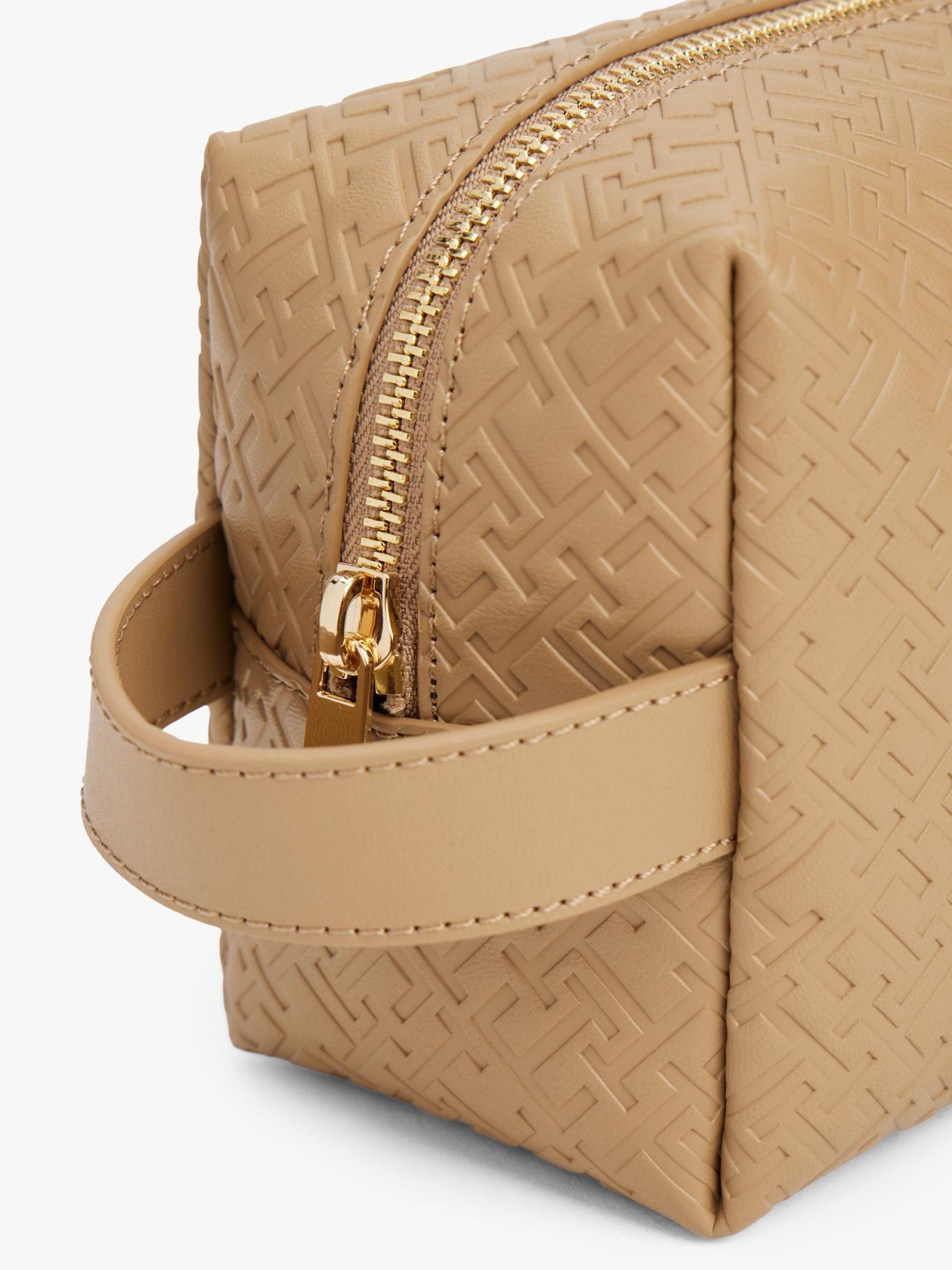 Neceser Icon Con Logo Beige Tommy Hilfiger-3