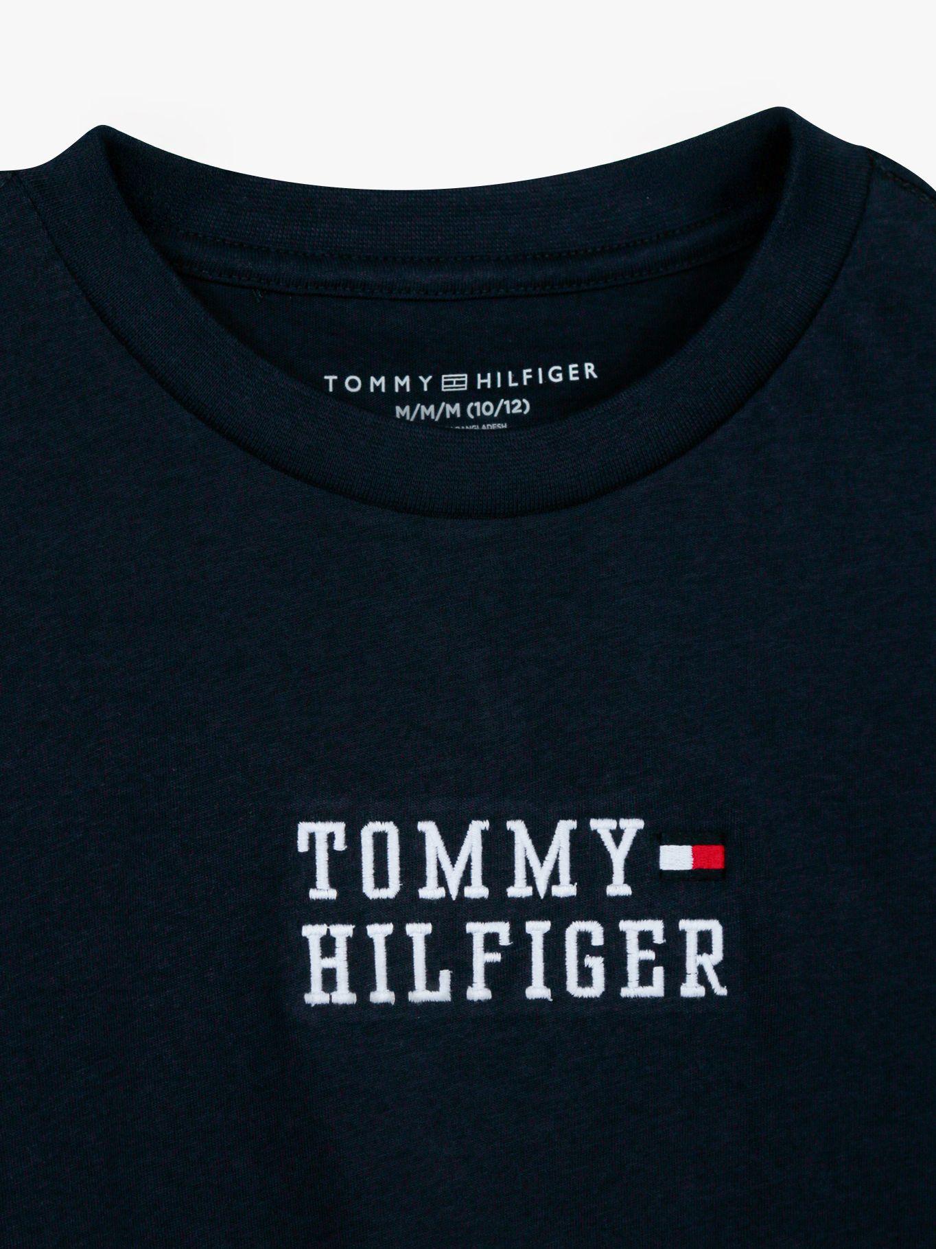 Polera De Niño Con Logo Icon Azul Tommy Hilfiger-2