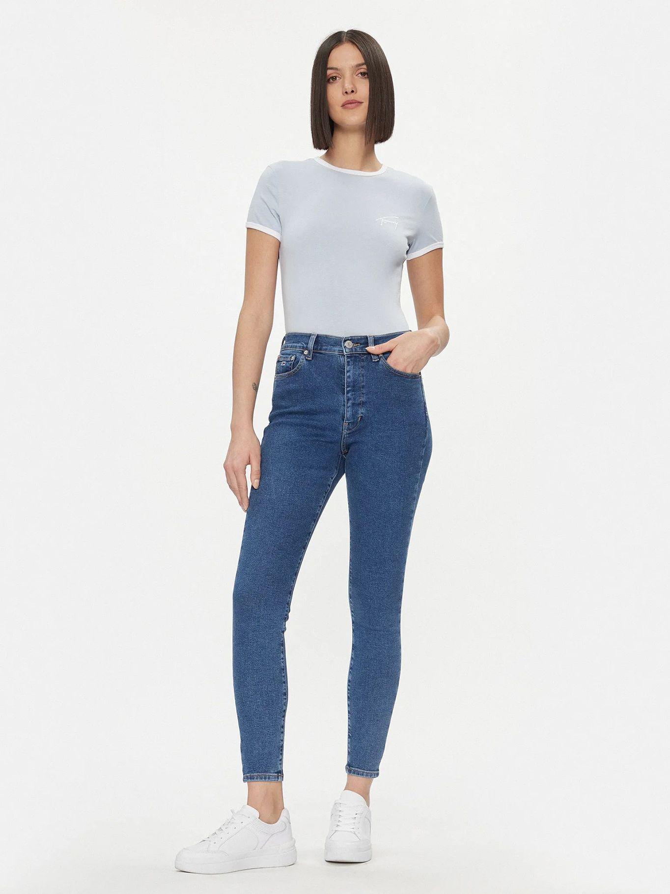 JEANS SYLVIA SKINNY TALLE ALTO AZUL 1A5 TOMMY JEANS-0