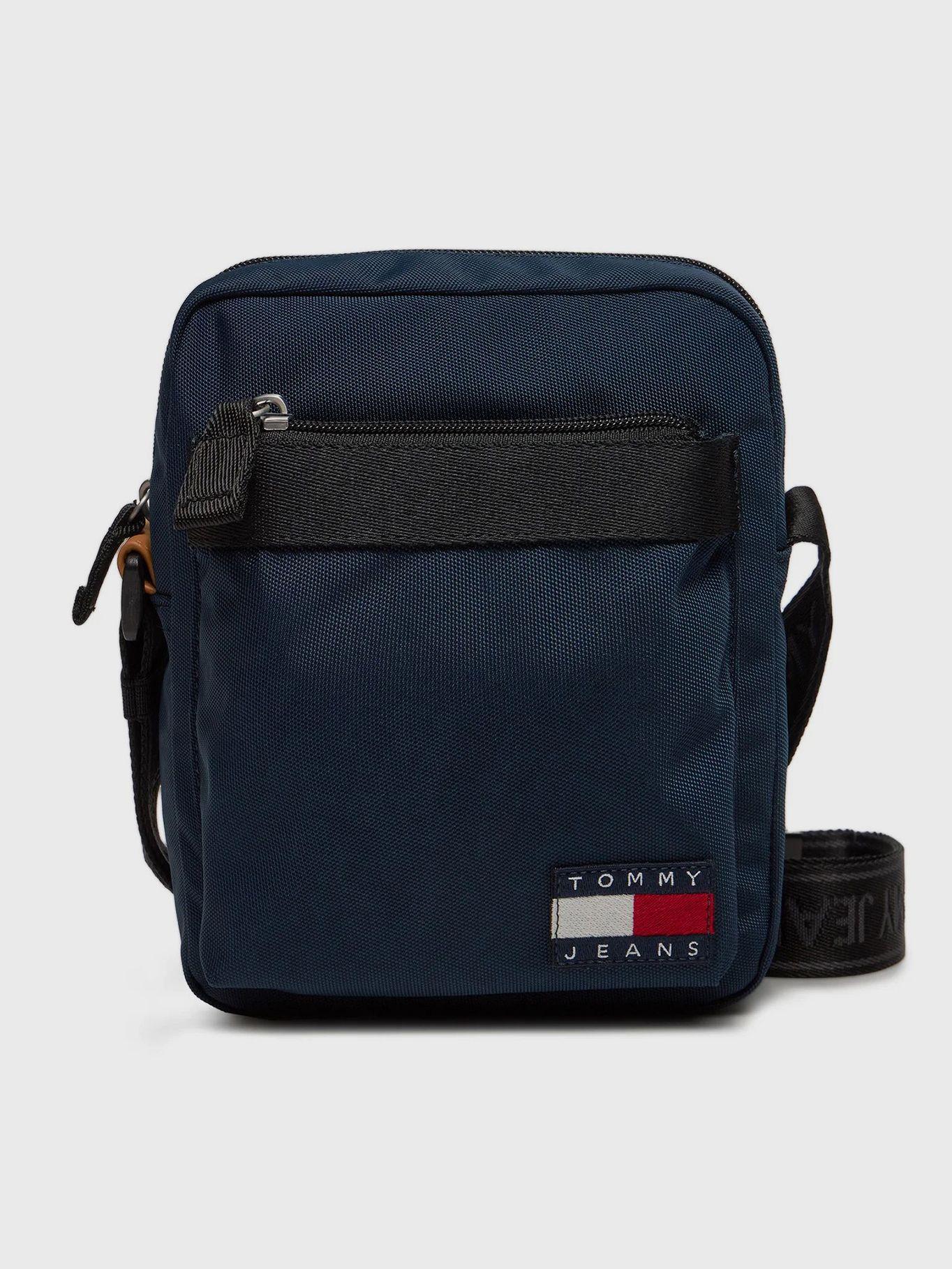 Bolso Reporter Essential Con Logo Azul Tommy Hilfiger-0