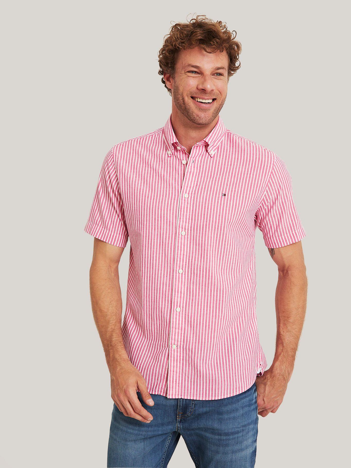 Camisa Classic Regular Fit Rosado Tommy Hilfiger-0