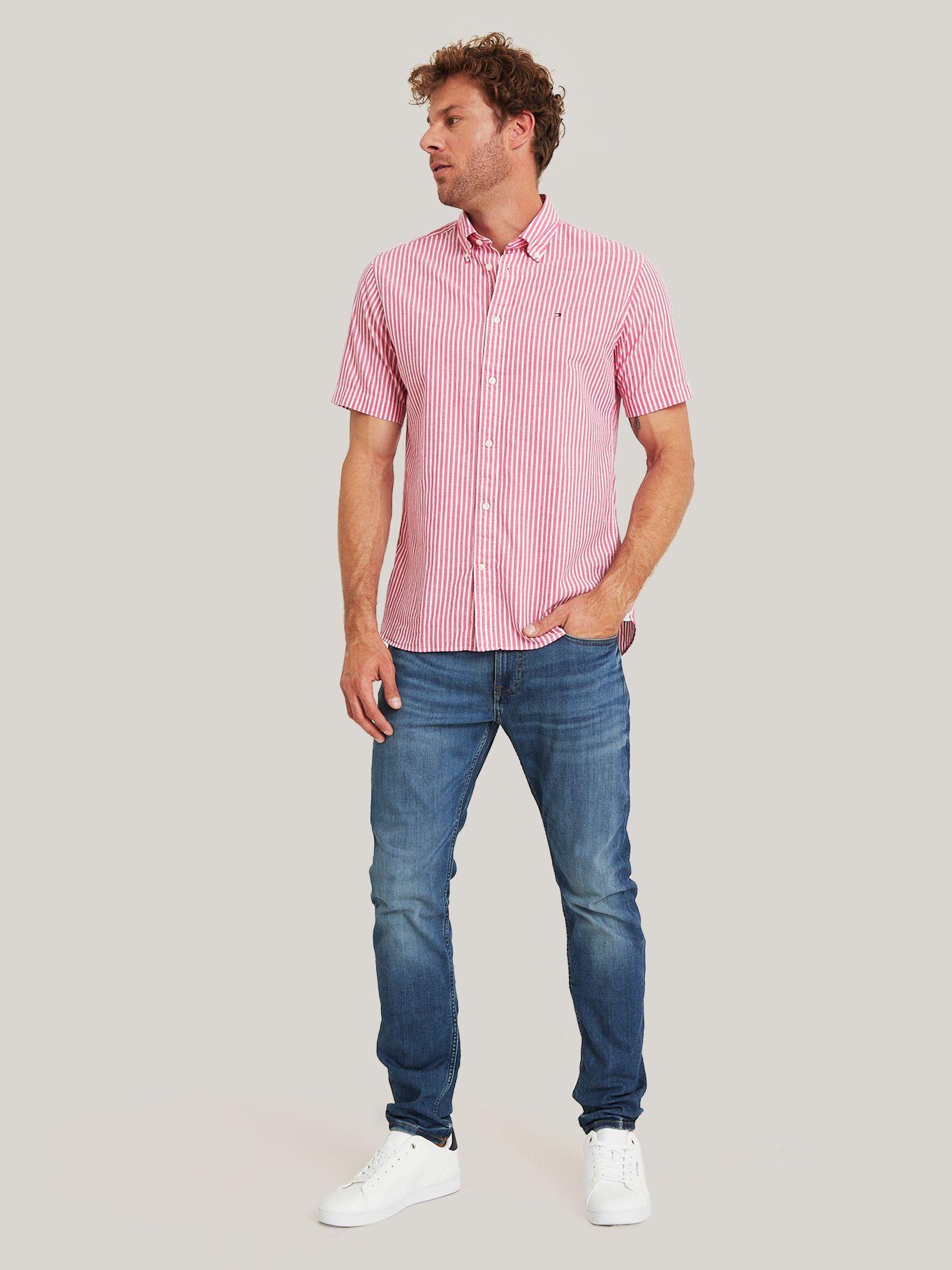 Camisa Classic Regular Fit Rosado Tommy Hilfiger-1