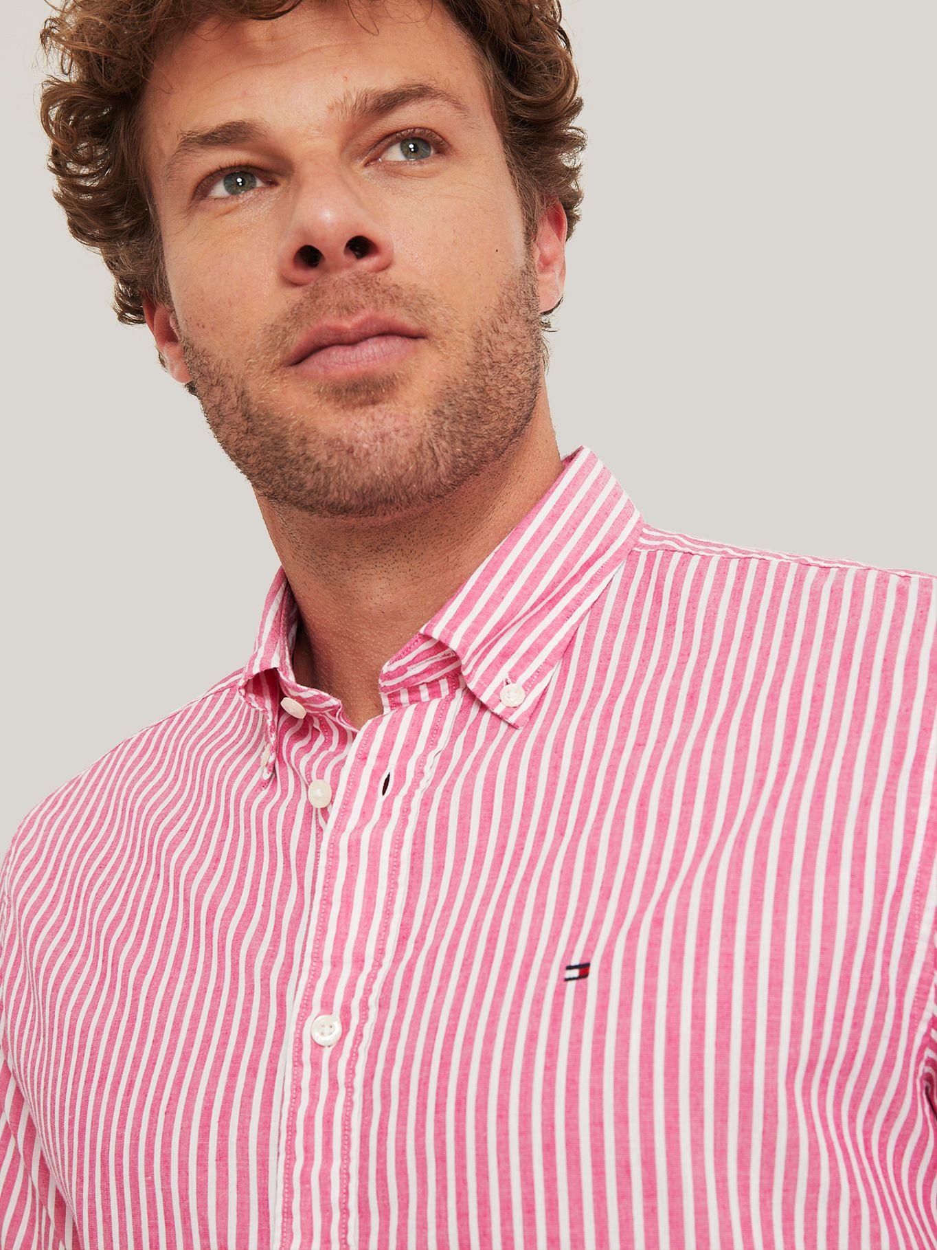 Camisa Classic Regular Fit Rosado Tommy Hilfiger-3