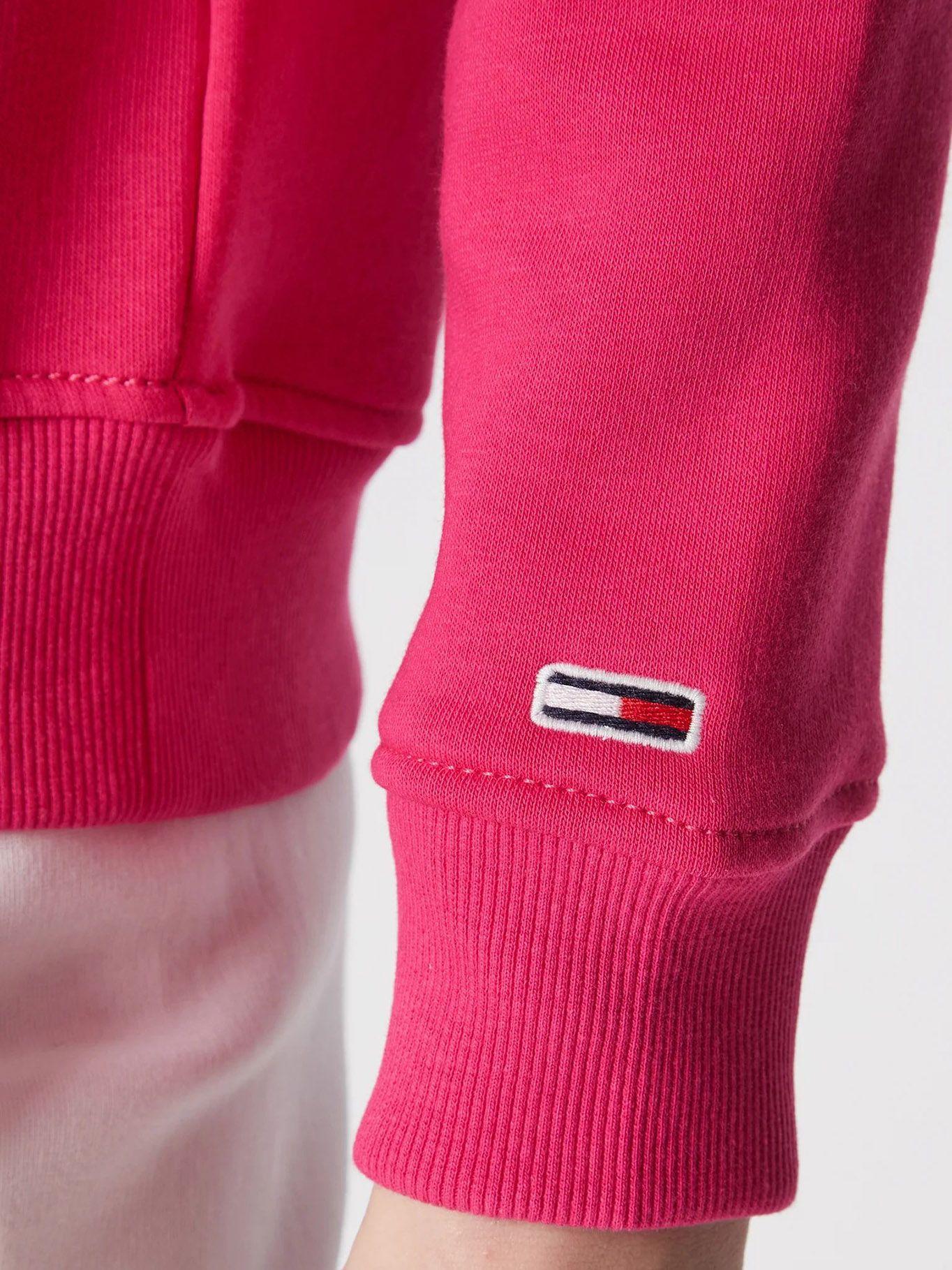 Polerón Regular Serif Linear Logo Fucsia Tommy Hilfiger-4