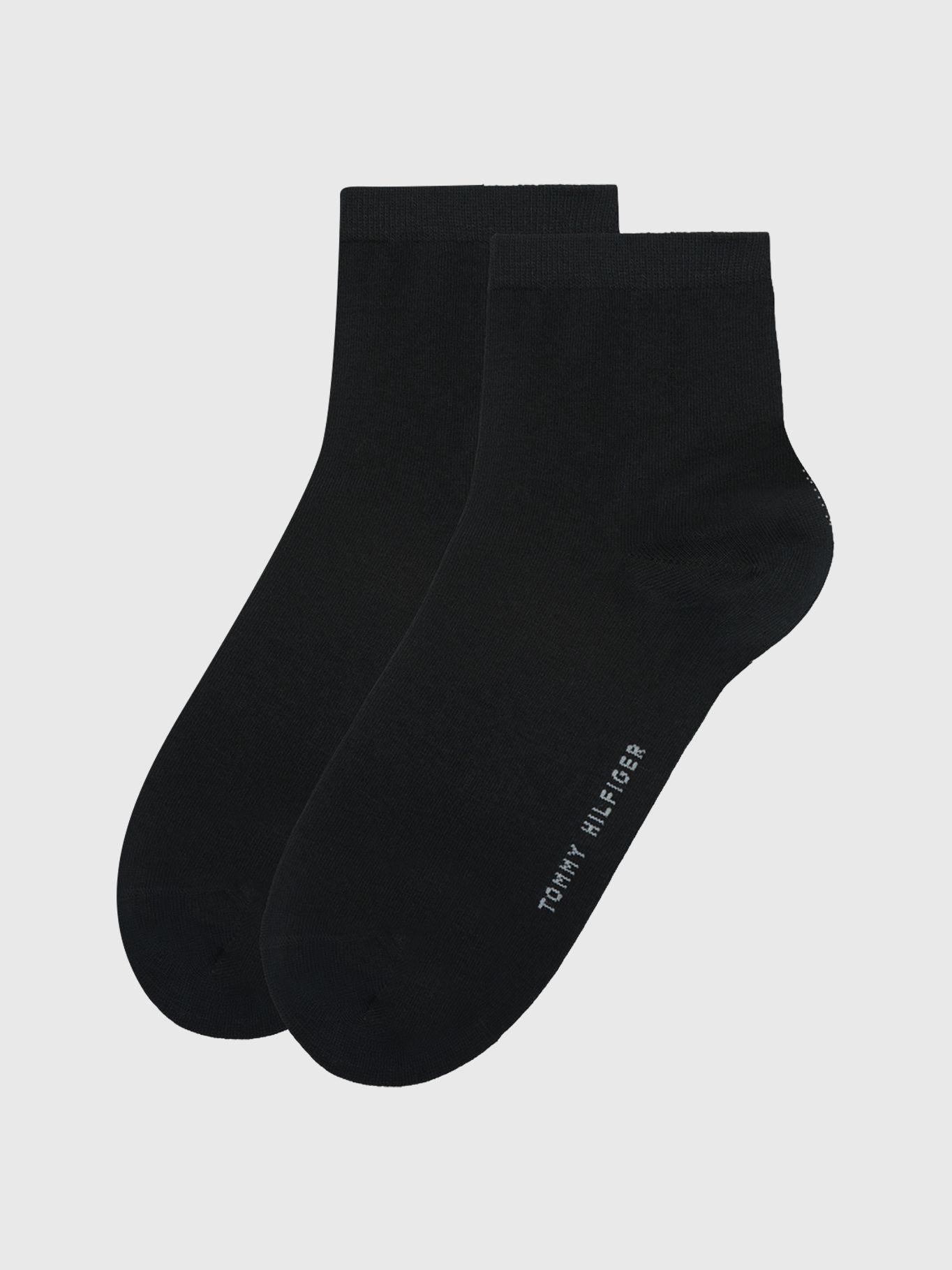 Pack De 2 Calcetines Cortos Negro Tommy Hilfiger-0