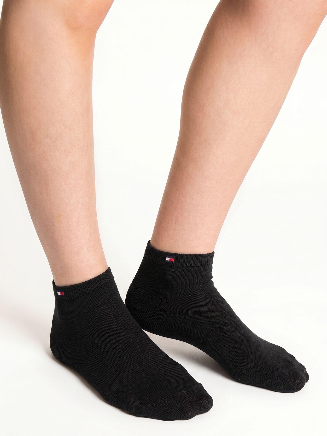 Pack De 2 Calcetines Cortos Negro Tommy Hilfiger-1