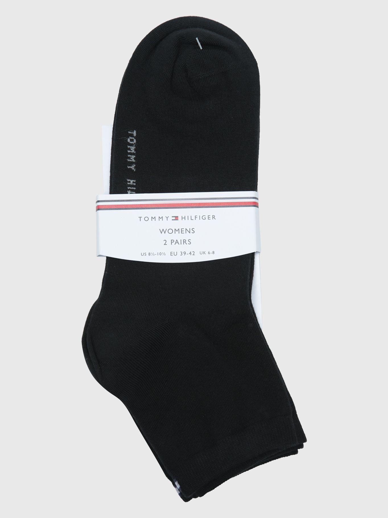 Pack De 2 Calcetines Cortos Negro Tommy Hilfiger-2