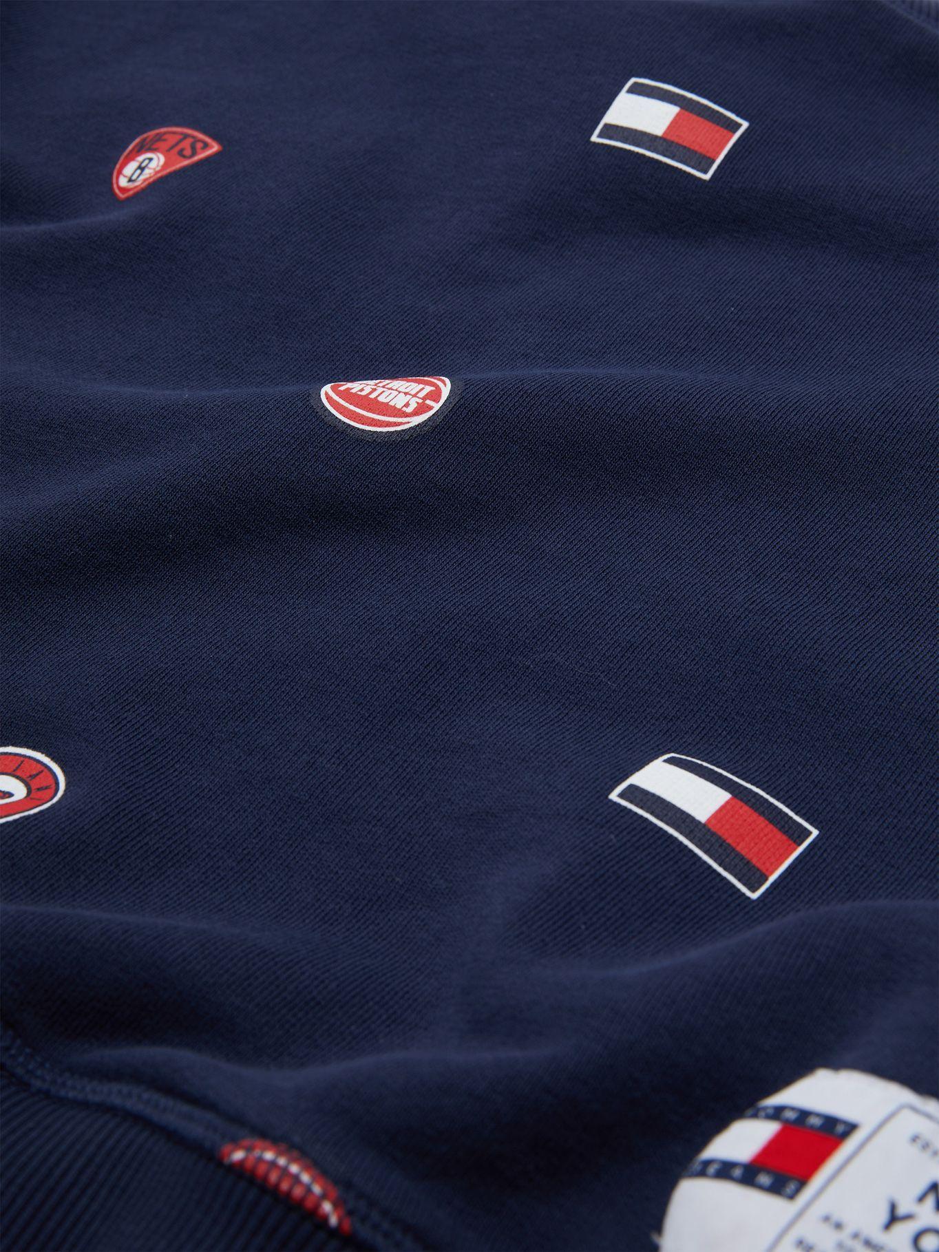 Polerón Tjw & Nba Logos Azul Tommy Hilfiger-2