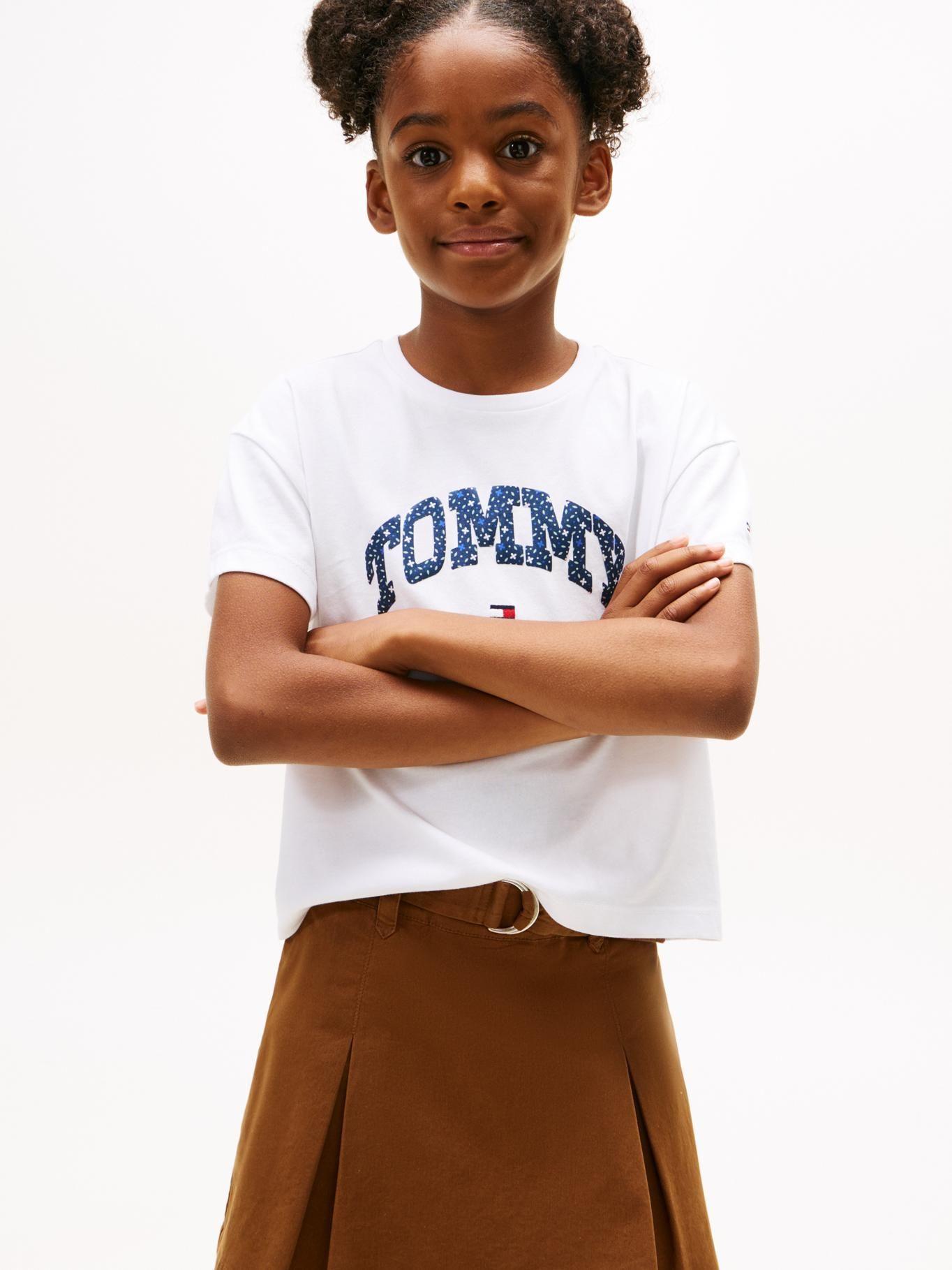 Polera Varsity De Logo Blanco Tommy Hilfiger-0