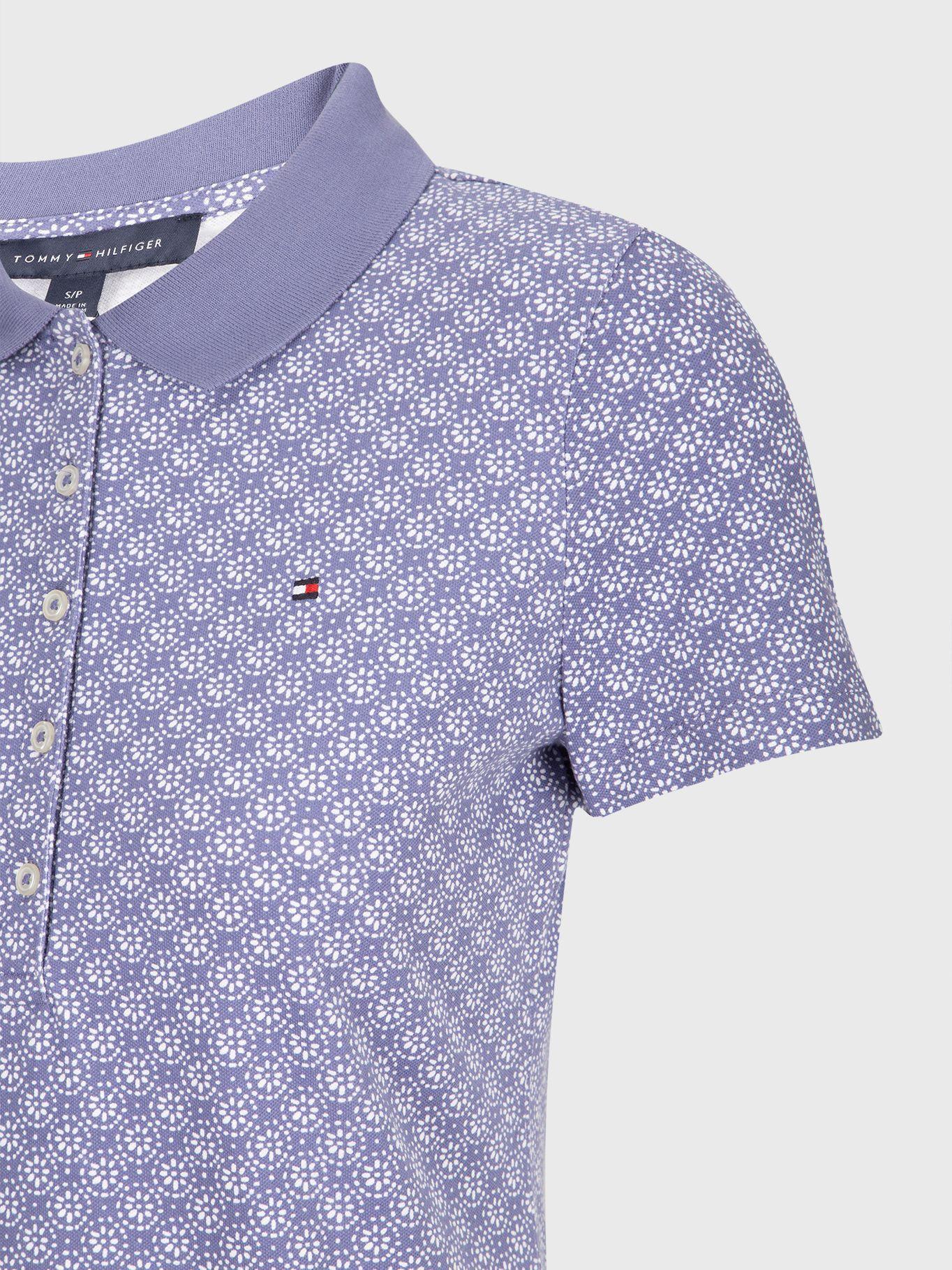 Polo Daisy Logo Lila Tommy Hilfiger-3