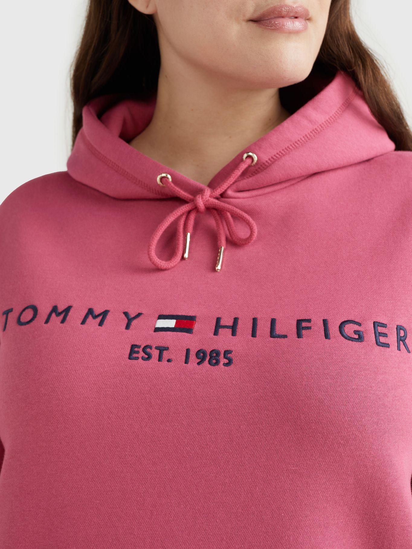 Polerón Curve Hoodie Essential Rosado Tommy Hilfiger-3