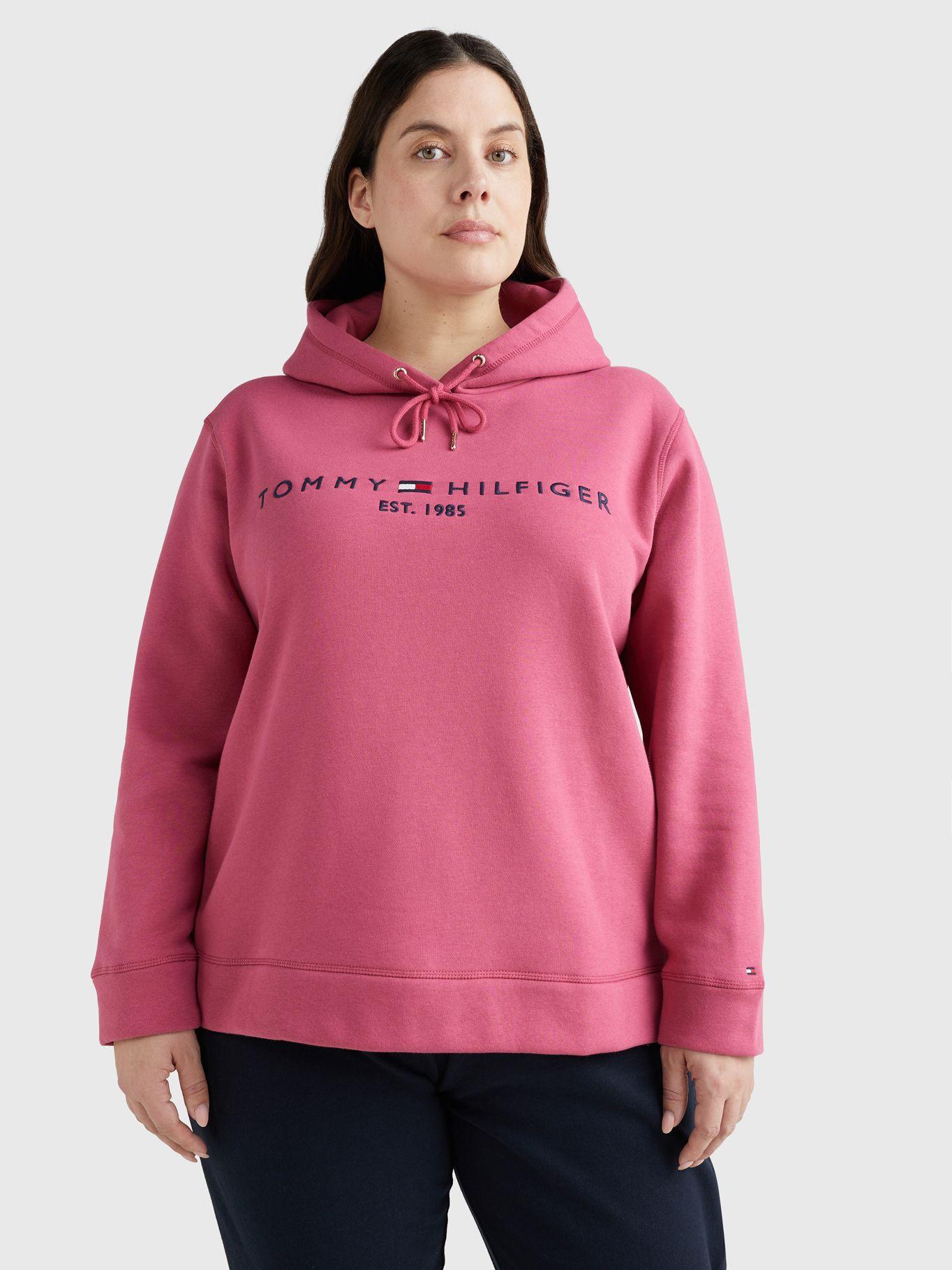 Polerón Curve Hoodie Essential Rosado Tommy Hilfiger-0