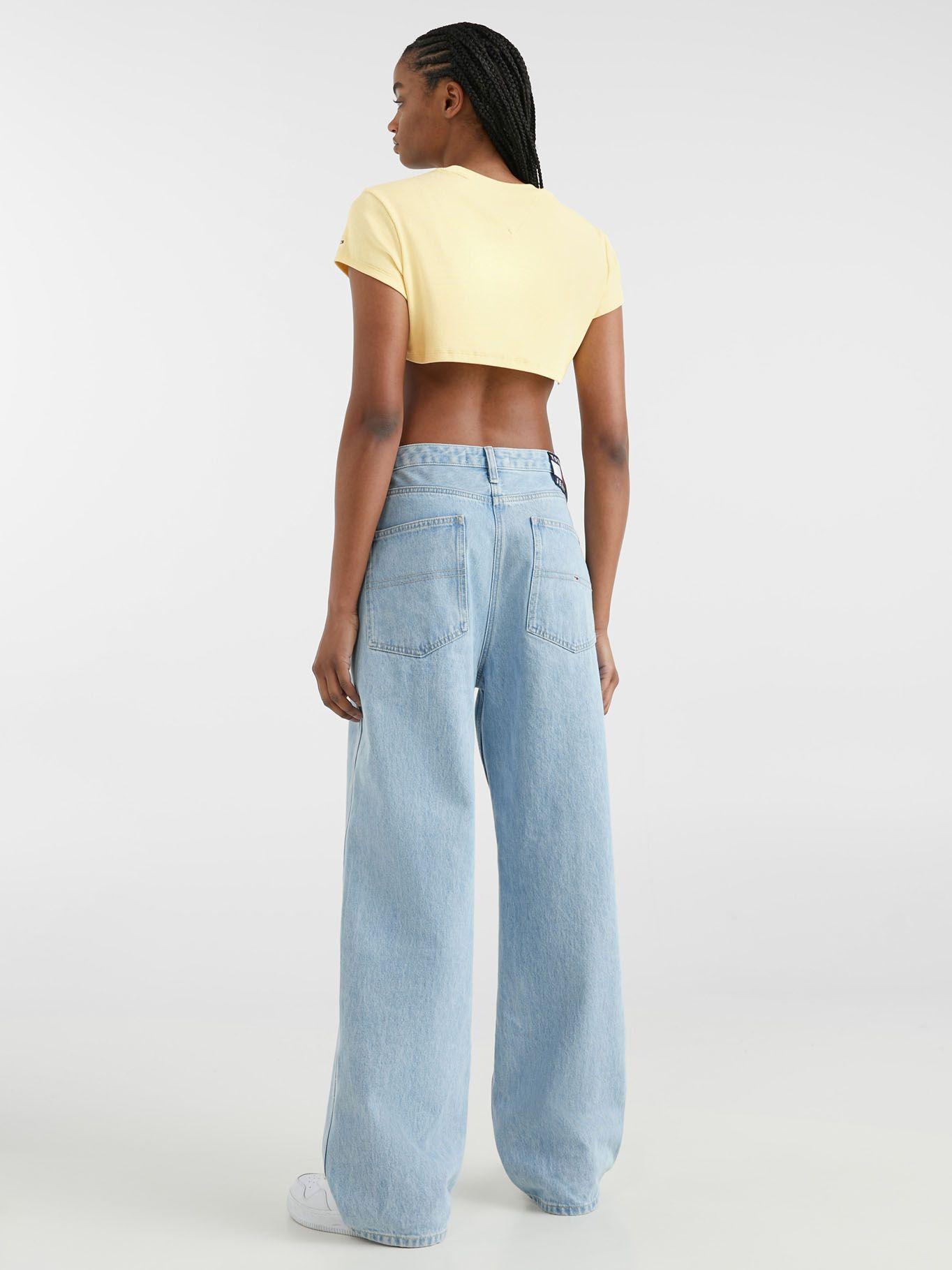 Polera Super Cropped Amarillo Tommy Jeans-2