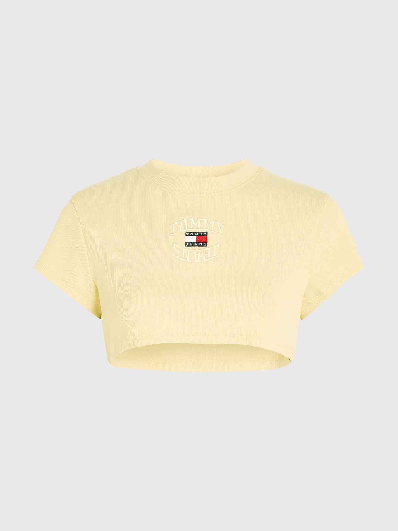 Polera Super Cropped Amarillo Tommy Jeans-4