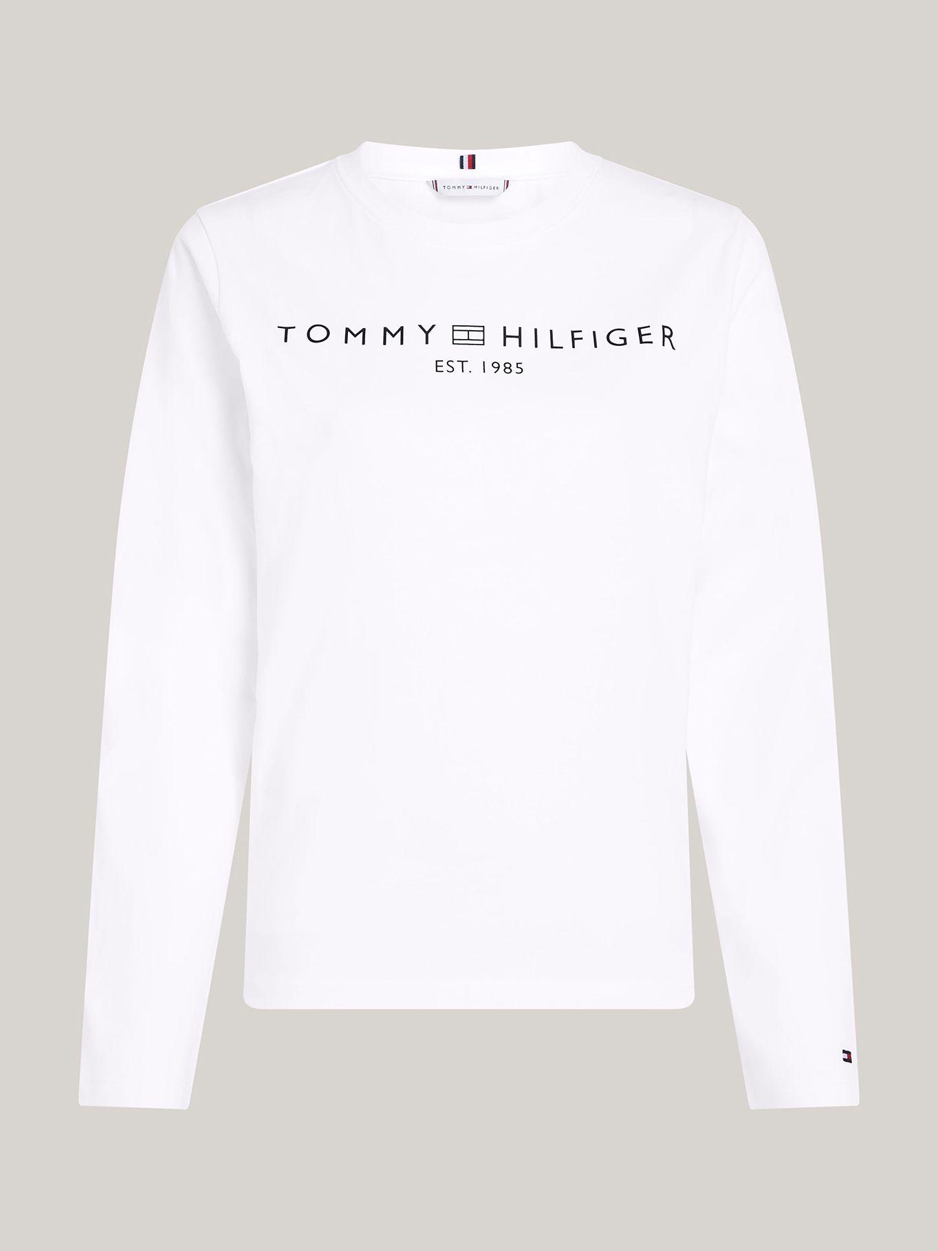 Polera Con Logo Corporate Solid Blanco Tommy Hilfiger-4