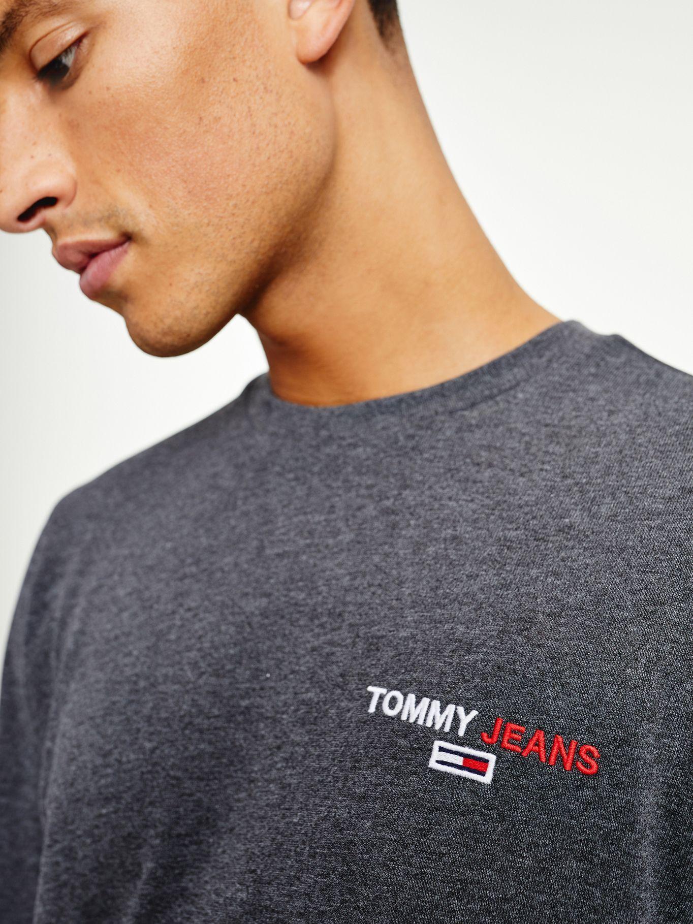 Polera Recycled Logo Gris Tommy Jeans M2-2