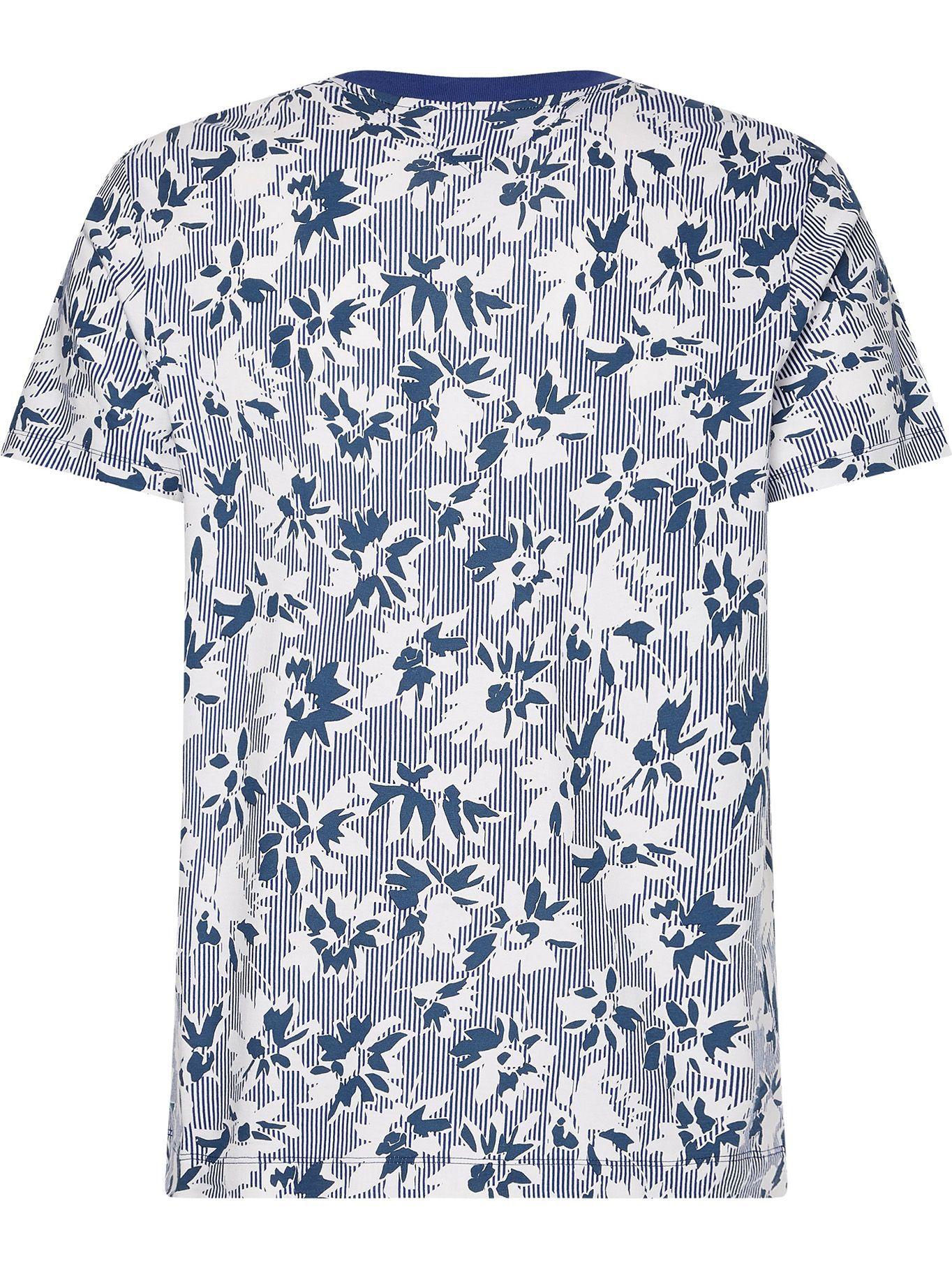 Polera Summer Print Logo Azul Tommy Hilfiger-1