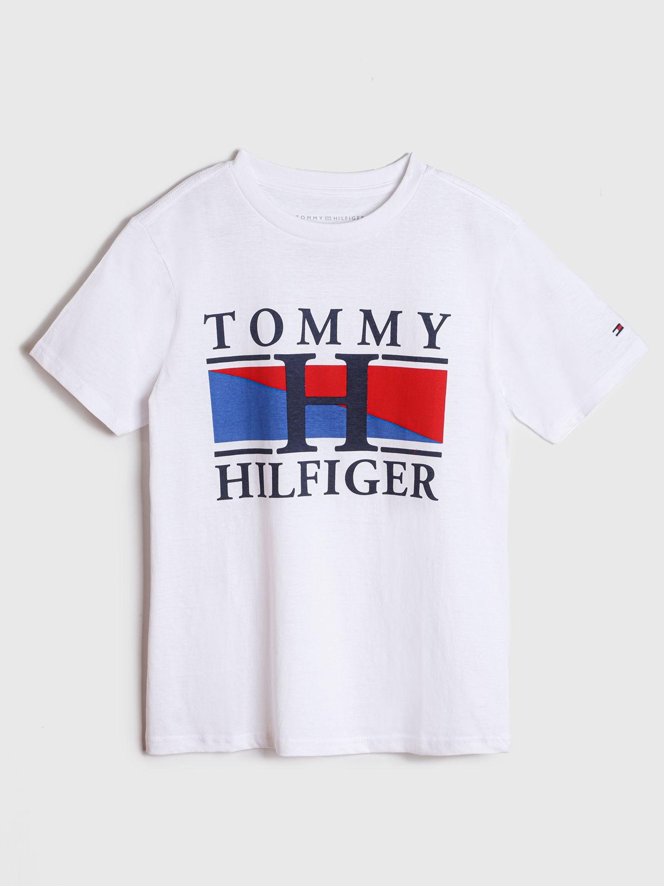 Polera Core Classic Logo Blanco Tommy Hilfiger-0